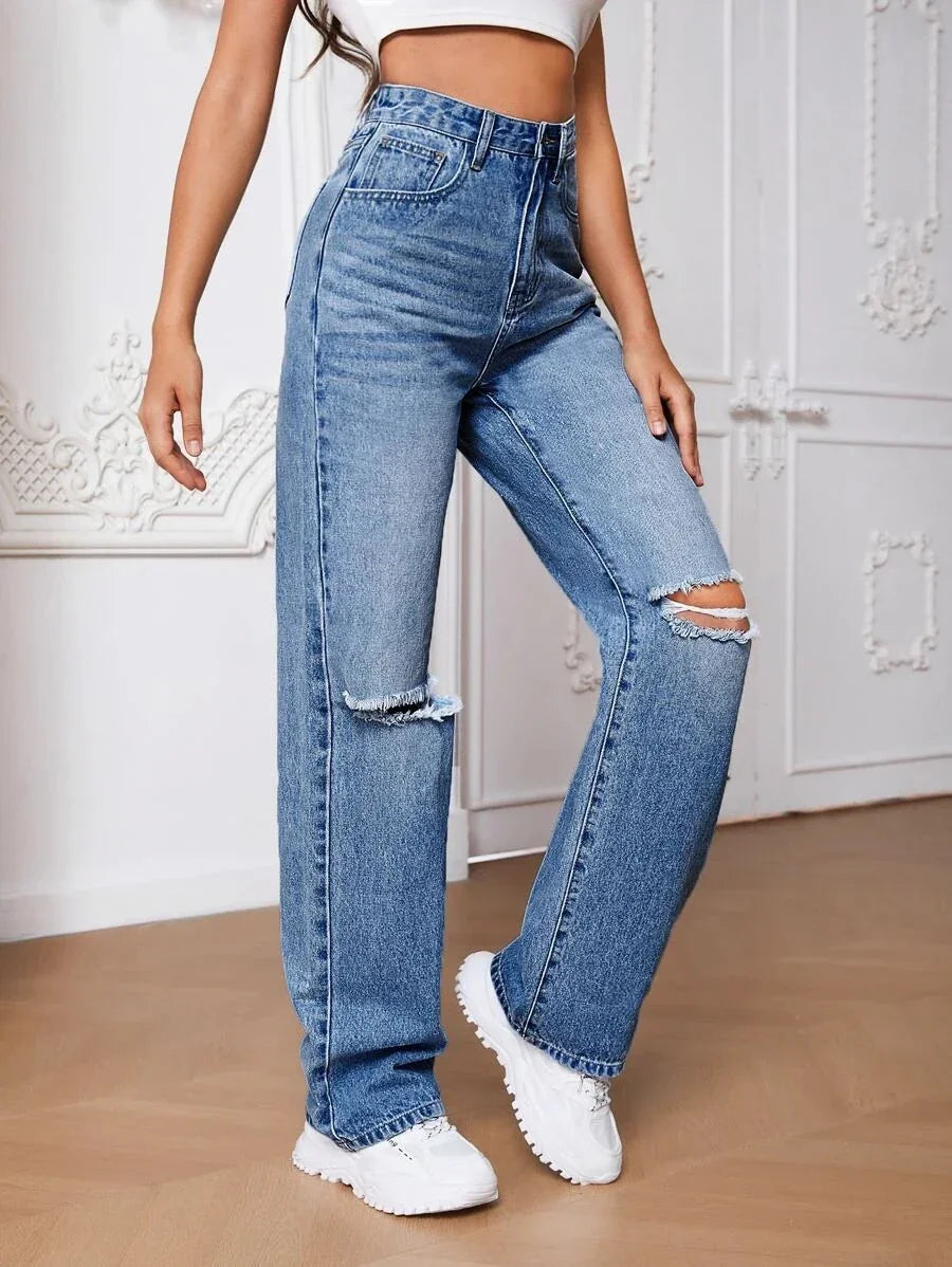 Bellbum Denim Jeans Dark Blue Ripped - Bellbum