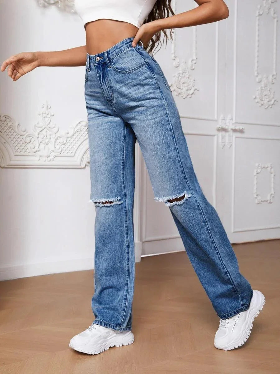 Bellbum Denim Jeans Dark Blue Ripped - Bellbum