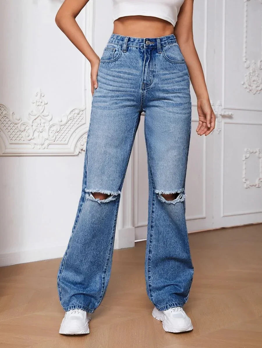 Bellbum Denim Jeans Dark Blue Ripped - Bellbum