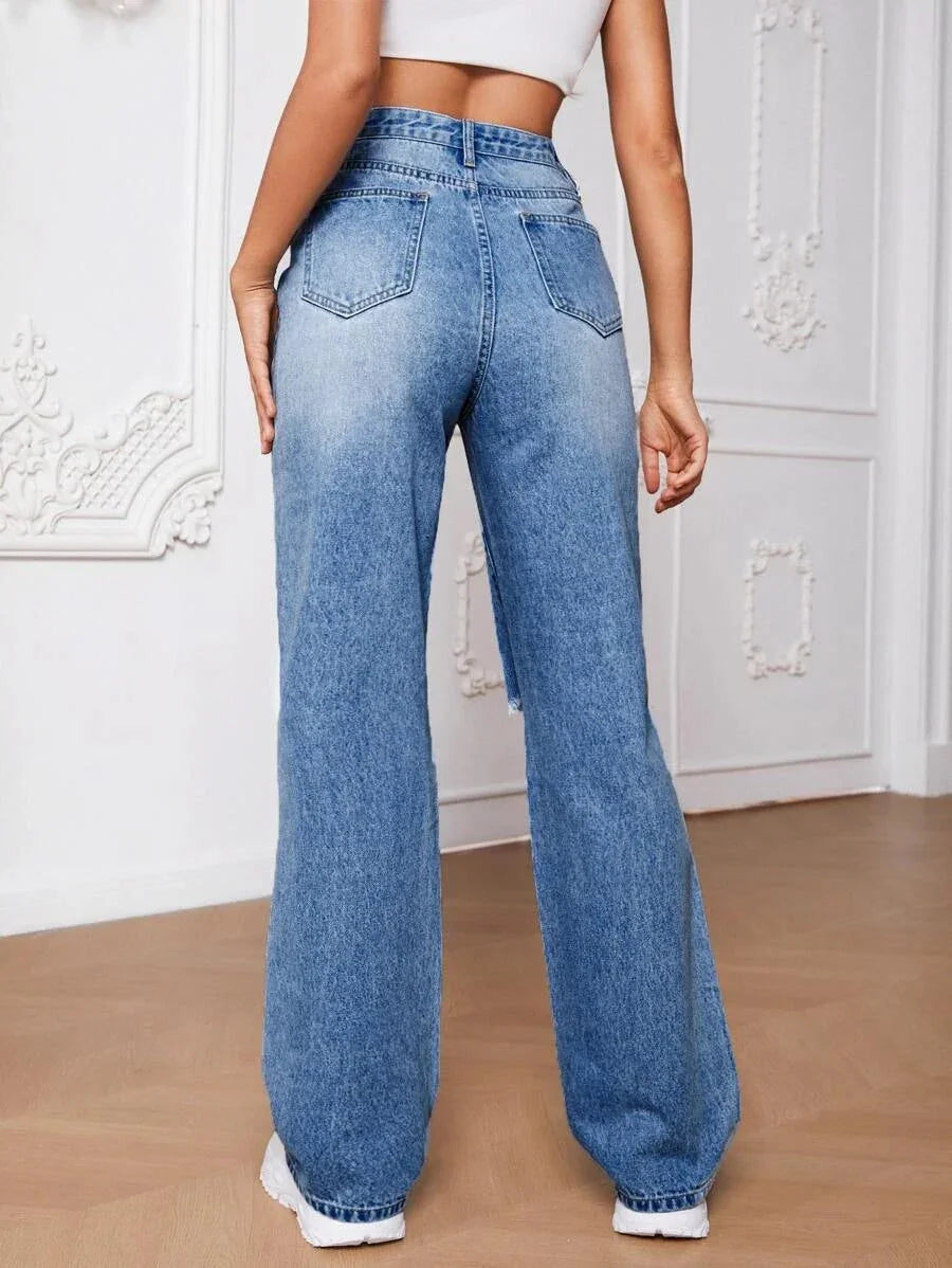 Bellbum Denim Jeans Dark Blue Ripped - Bellbum