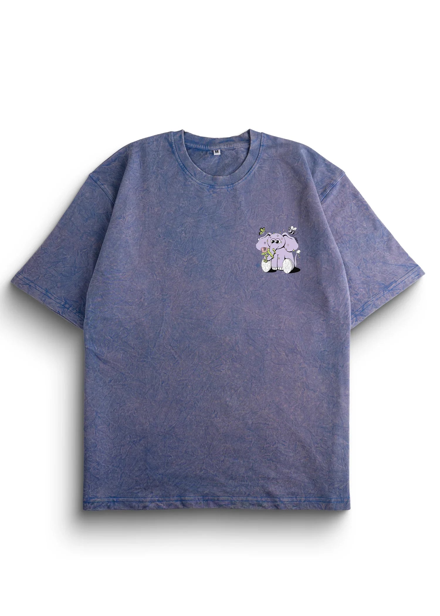 Something beautiful Acid Wash Oversized T-Shirt - Bellbum