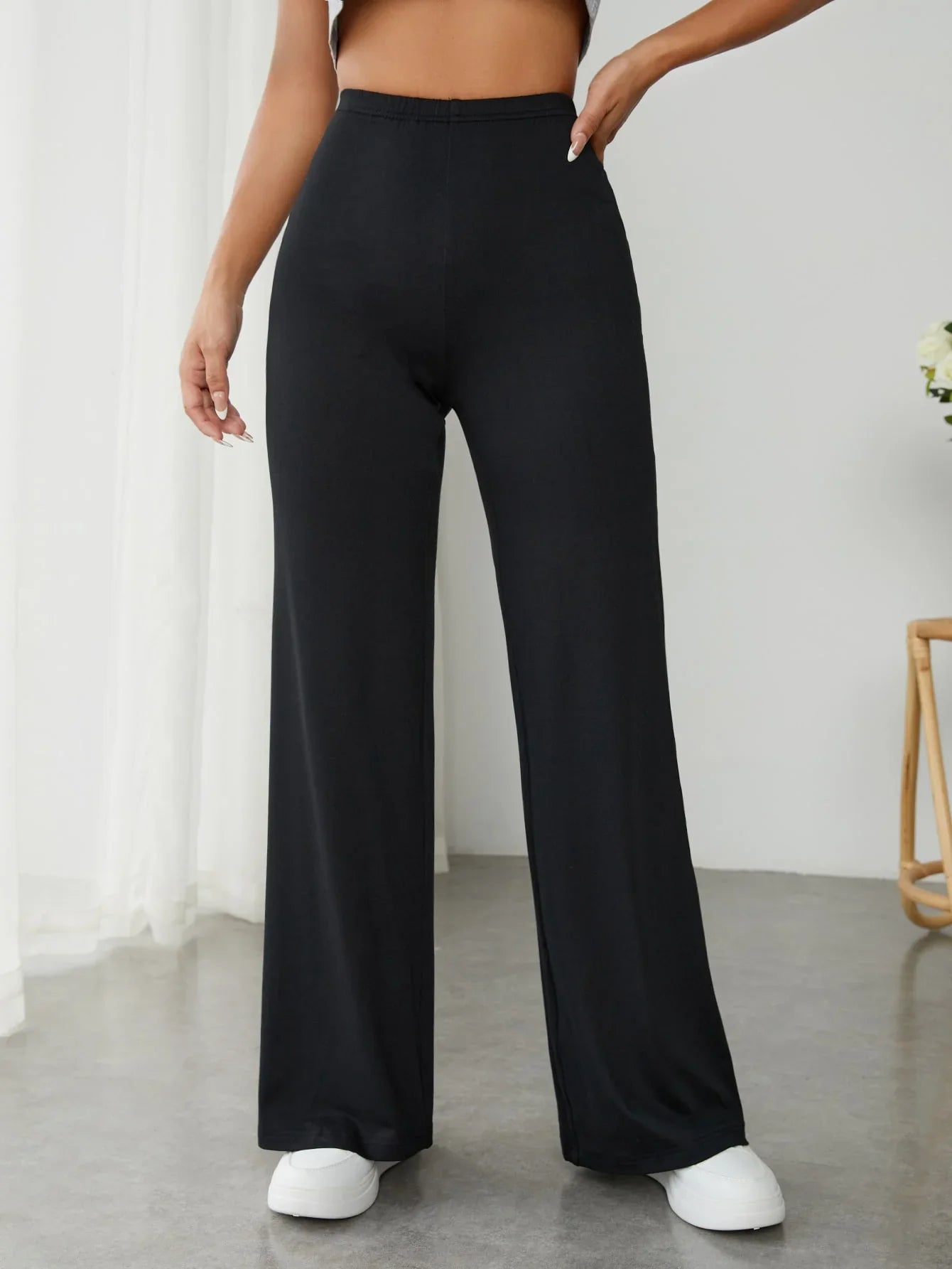 Bellbum Casual Trouser Black Lycra - Bellbum