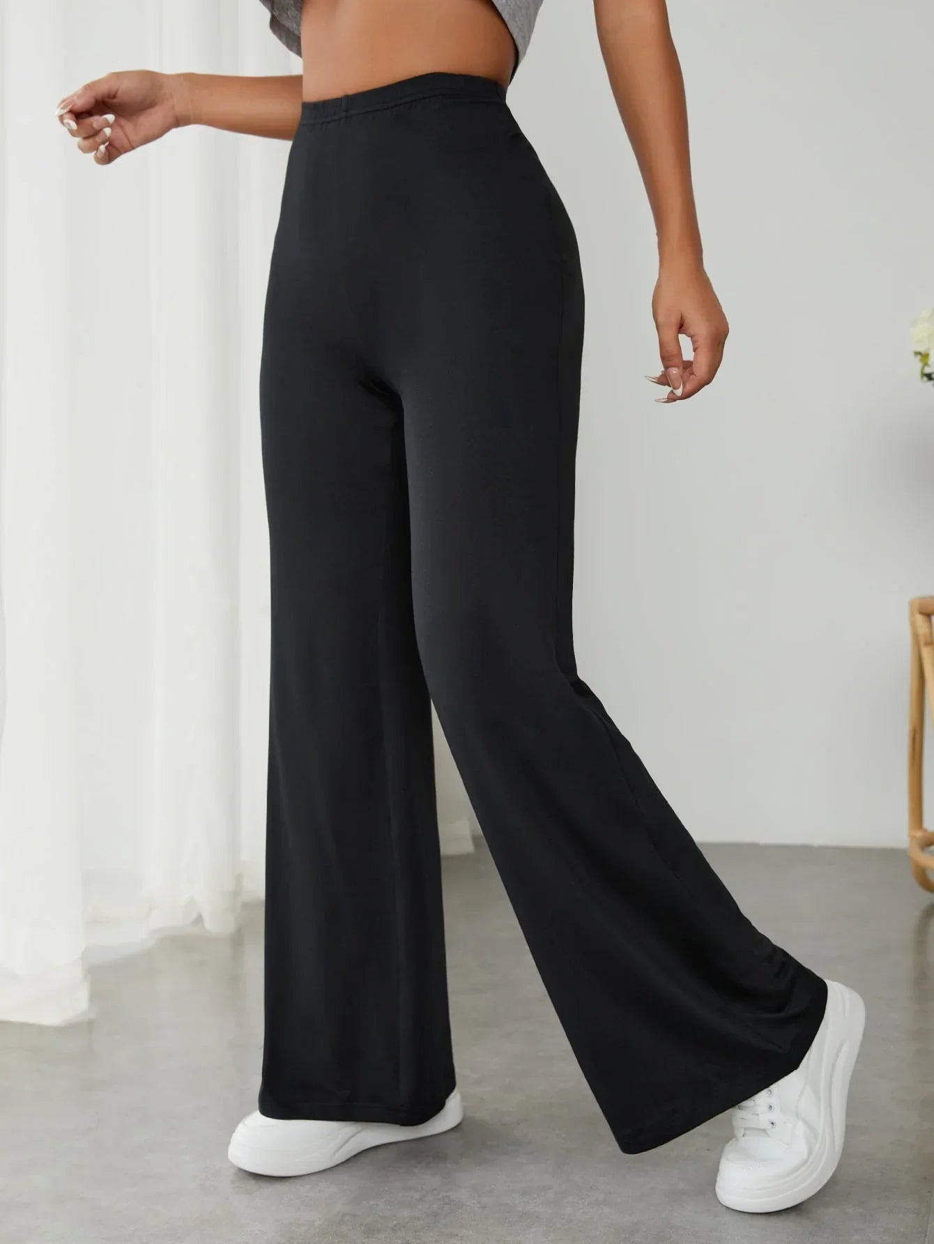 Bellbum Casual Trouser Black Lycra - Bellbum