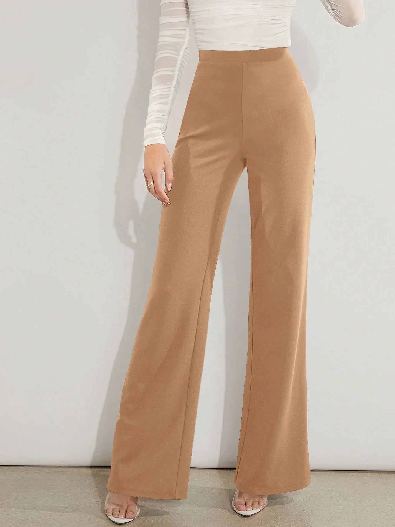 Bellbum Casual Trouser Beige Lycra - Bellbum