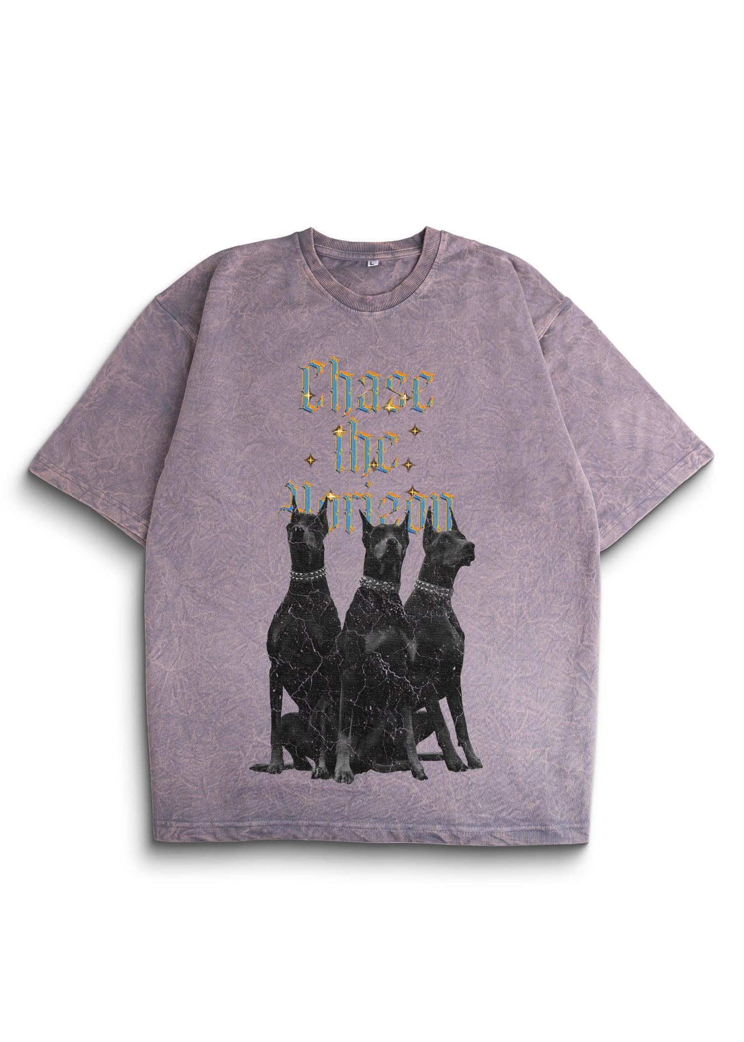 Horizon Acid Wash Oversized T-Shirt - Bellbum