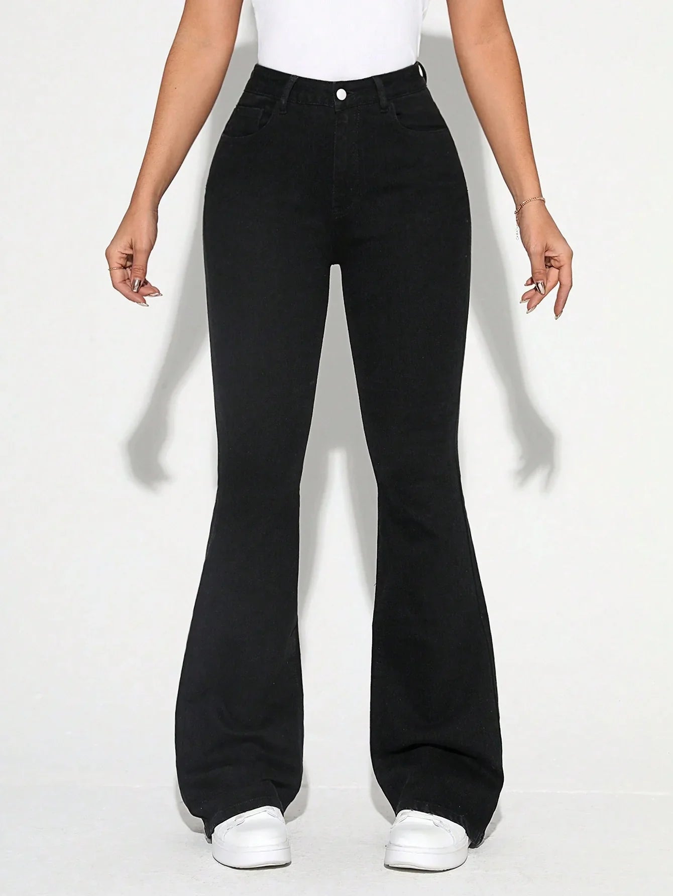 Bellbum Bell Bottom Jeans Light Black Denim - Bellbum