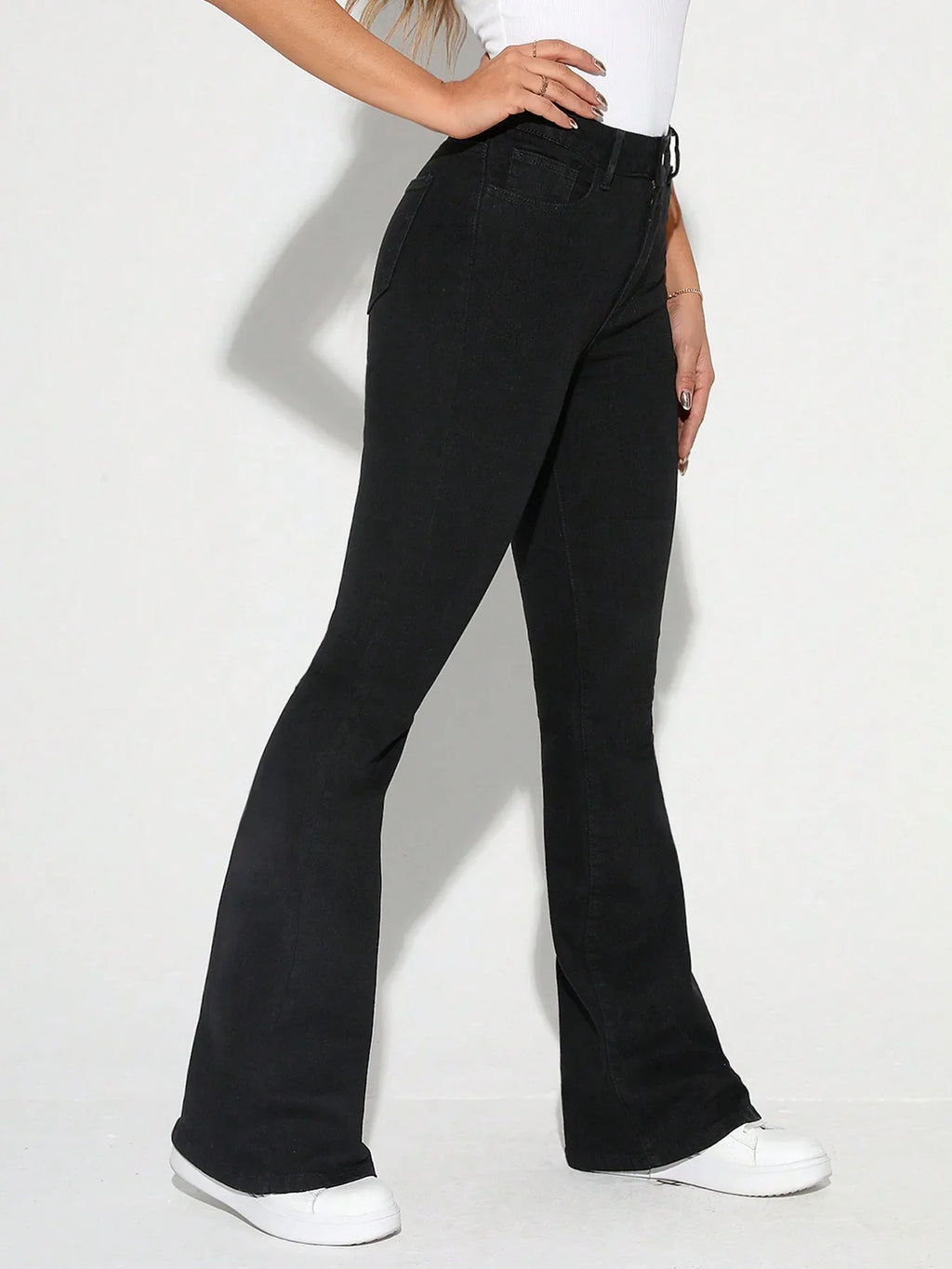 Bellbum Bell Bottom Jeans Light Black Denim - Bellbum