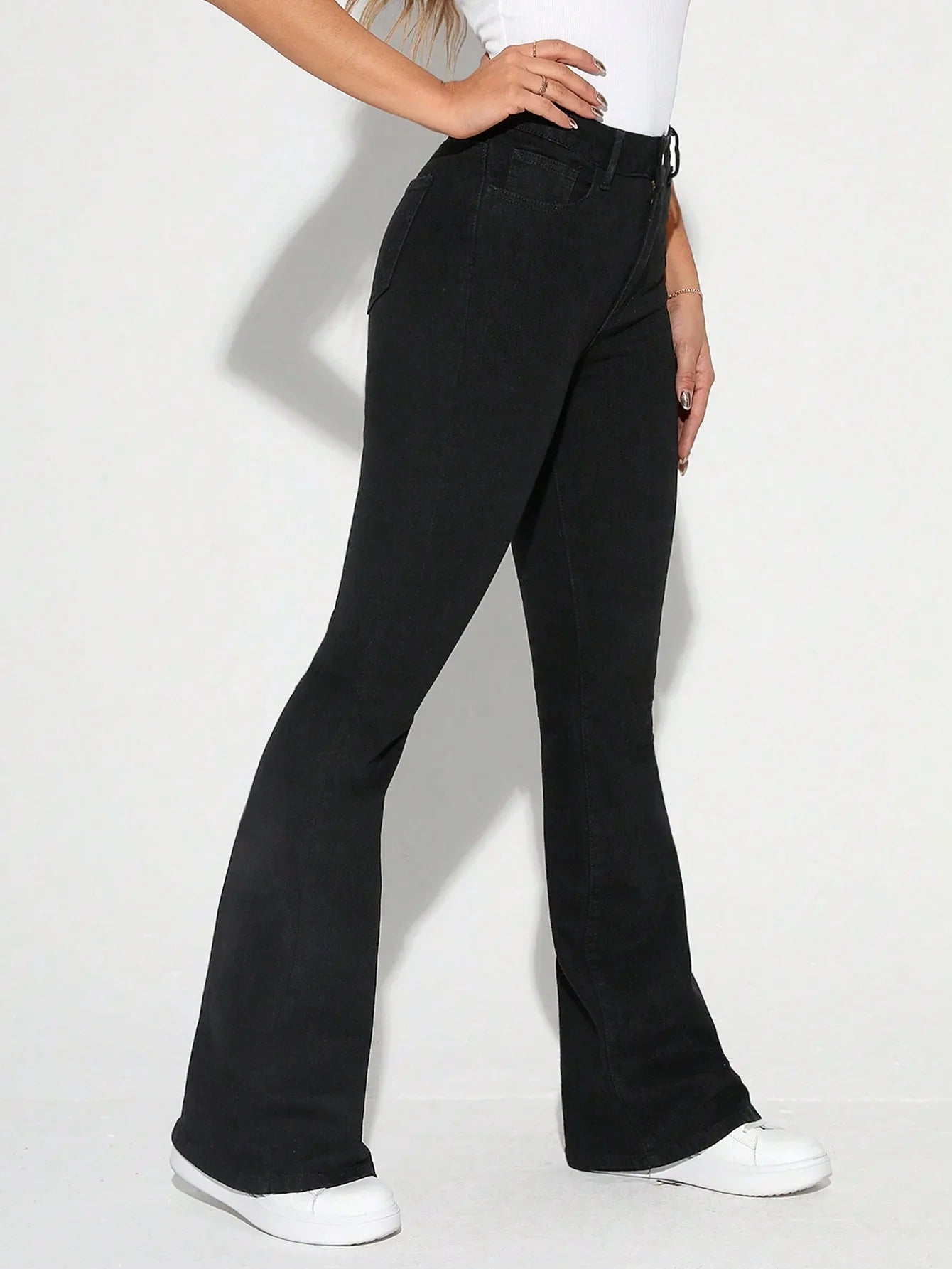 Bellbum Bell Bottom Jeans Light Black Denim - Bellbum