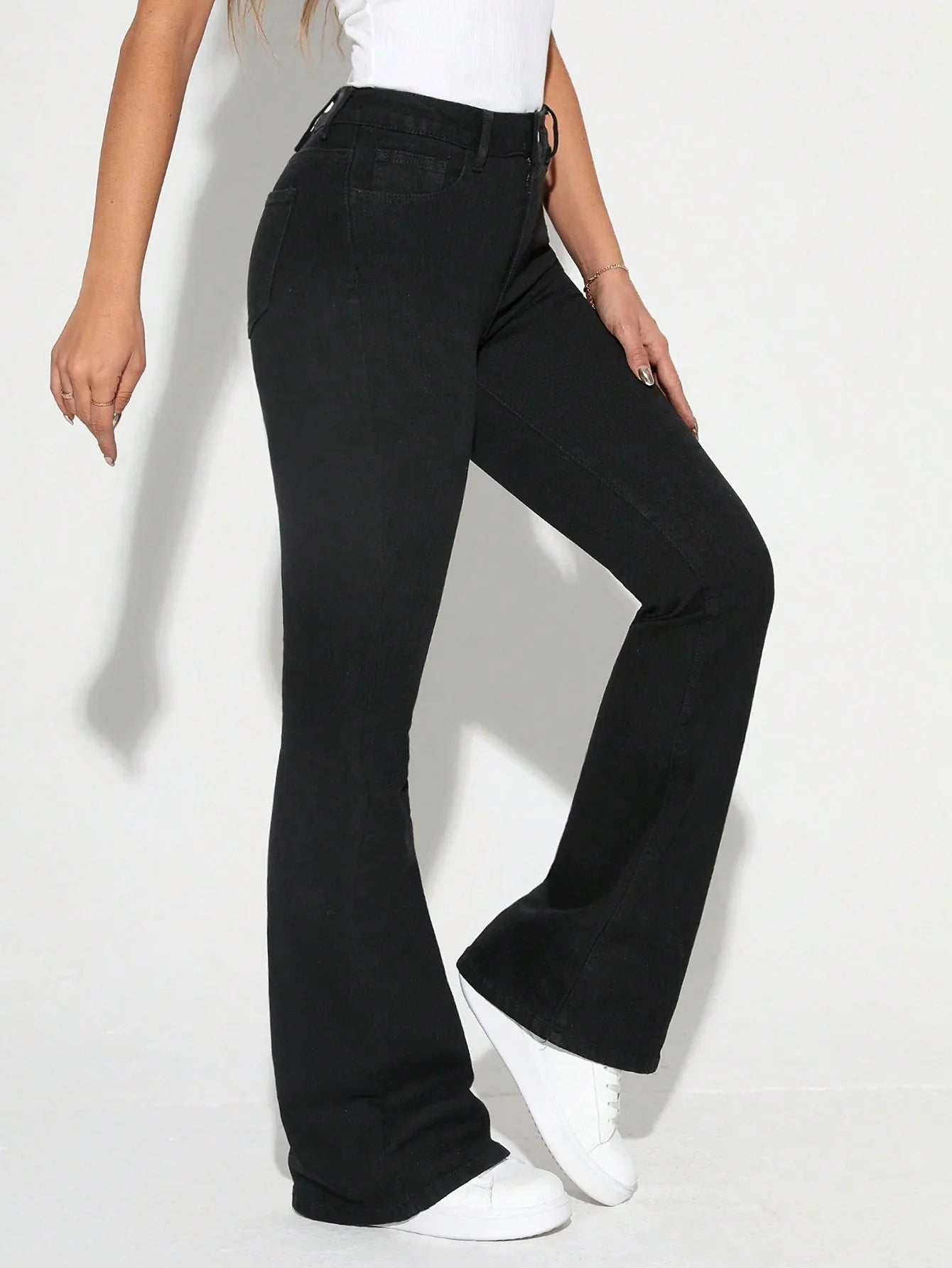 Bellbum Bell Bottom Jeans Light Black Denim - Bellbum
