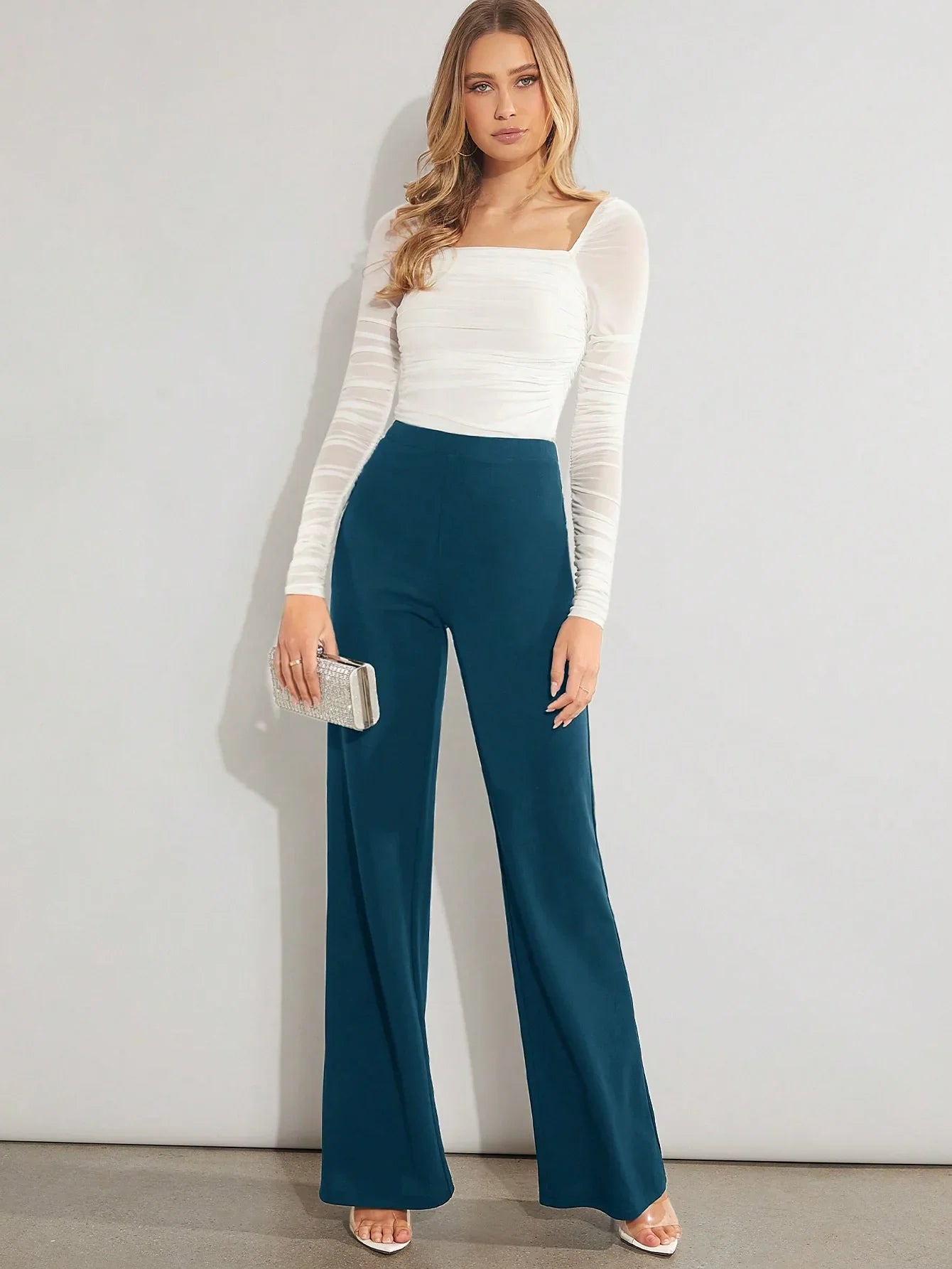 Bellbum Casual Trouser Dark Blue Lycra - Bellbum