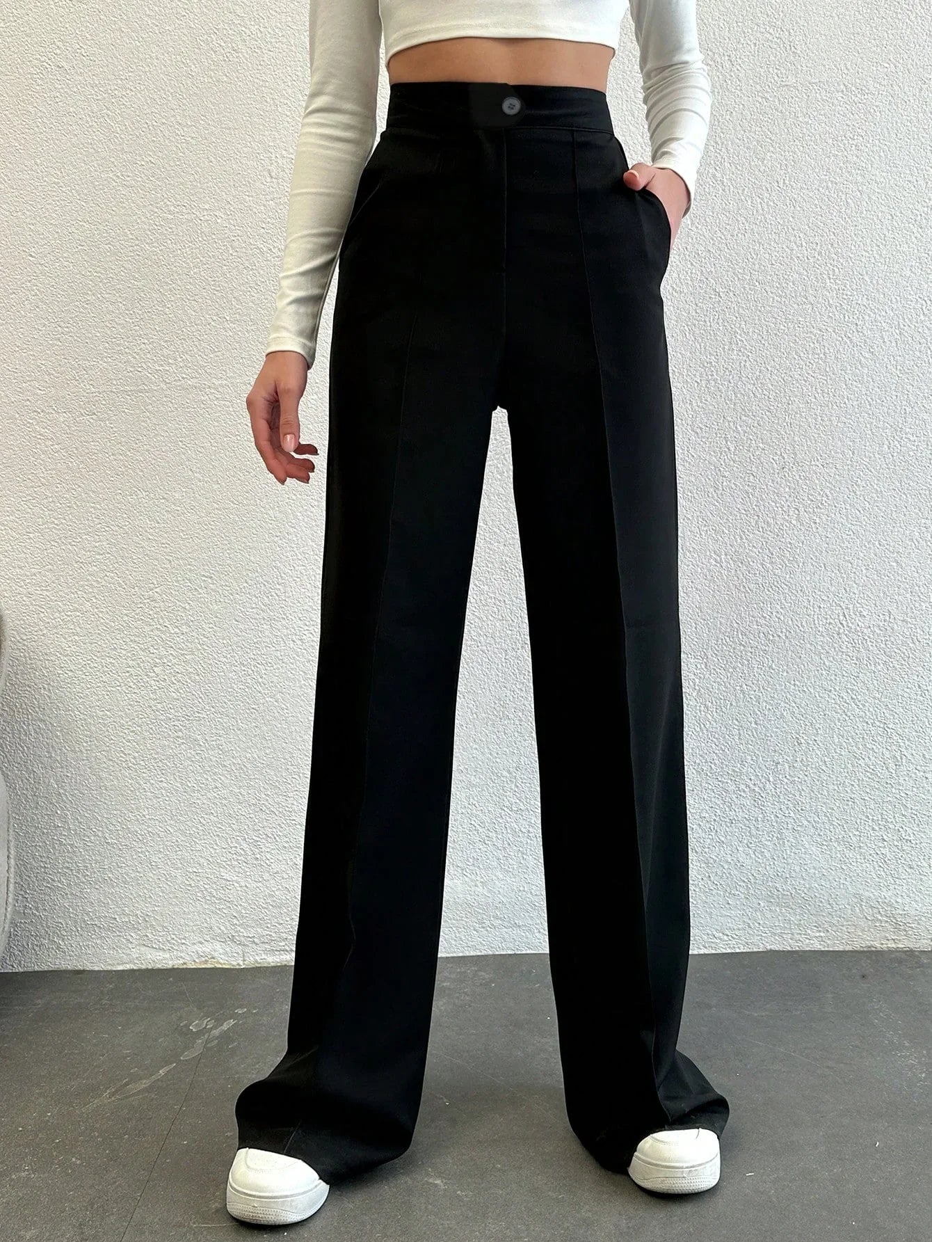 Bellbum Casual Trouser Black Lycra Pant - Bellbum