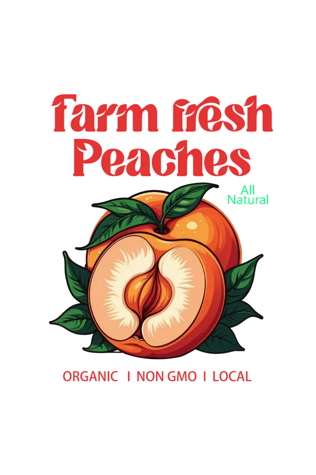 Bellbum Fresh Peaches Female Crop Tank - Bellbum