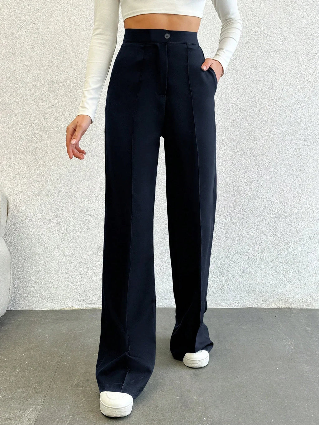 Bellbum Casual Trouser Royal Blue Lycra Pant - Bellbum