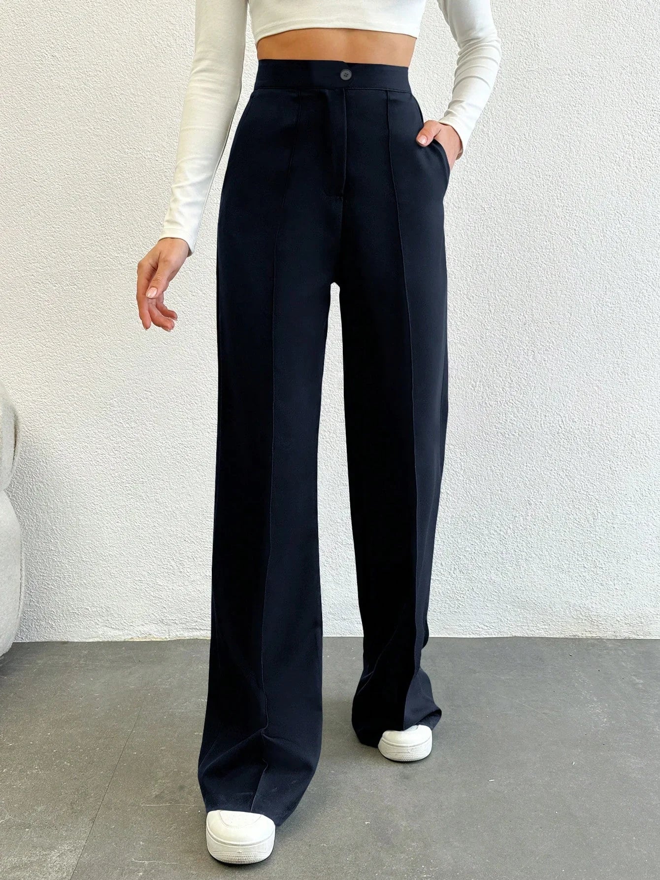 Bellbum Casual Trouser Royal Blue Lycra Pant - Bellbum