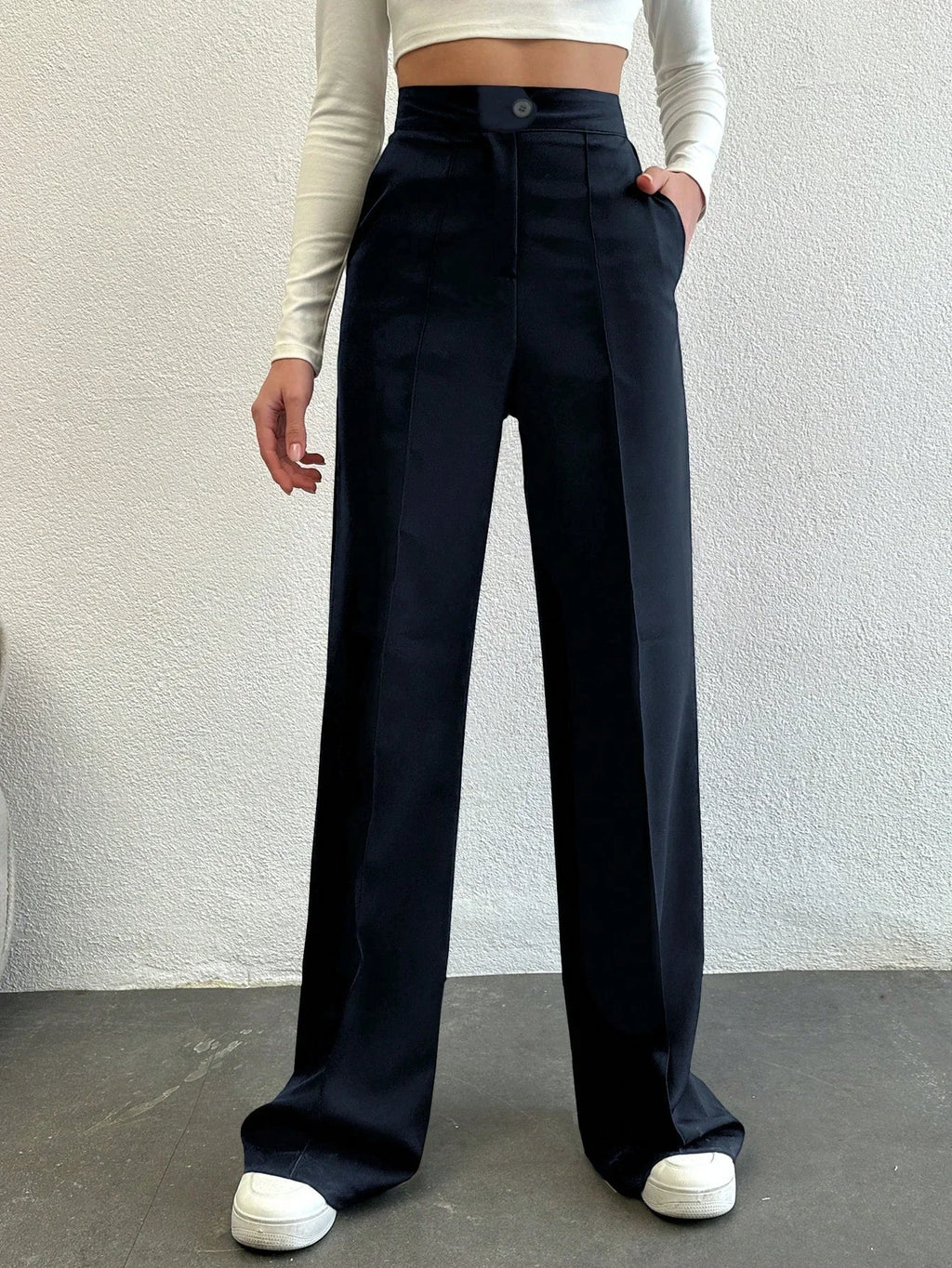 Bellbum Casual Trouser Royal Blue Lycra Pant - Bellbum