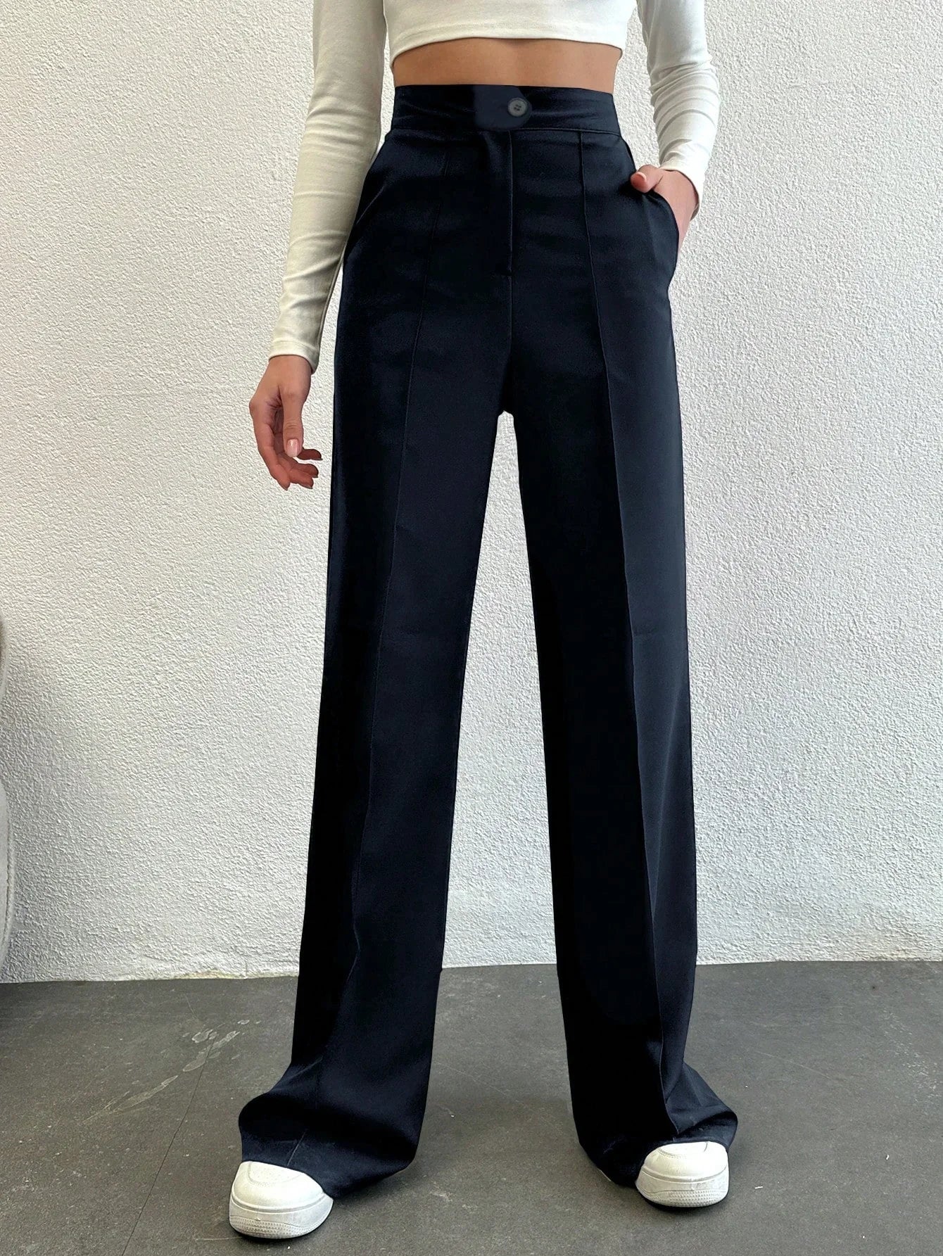 Bellbum Casual Trouser Royal Blue Lycra Pant - Bellbum