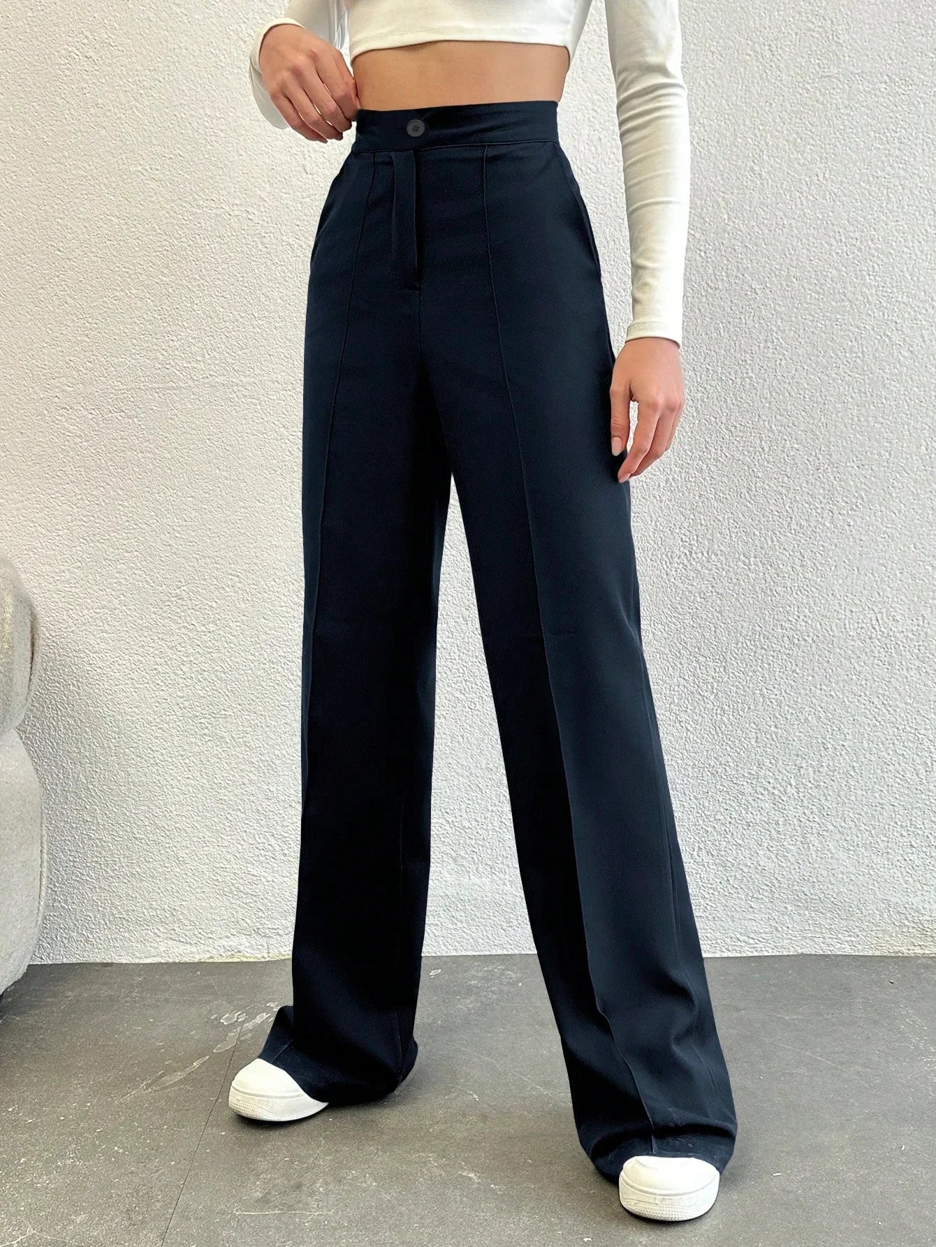 Bellbum Casual Trouser Royal Blue Lycra Pant - Bellbum