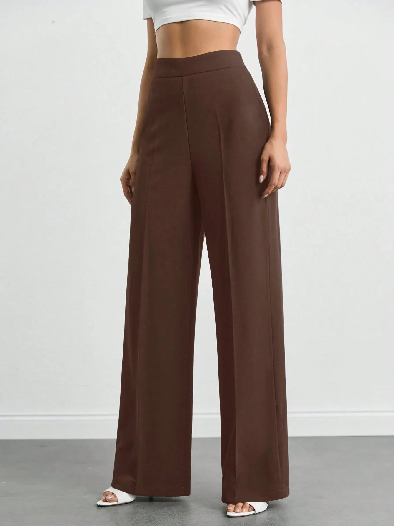 Bellbum Casual Trouser Brown Lycra - Bellbum