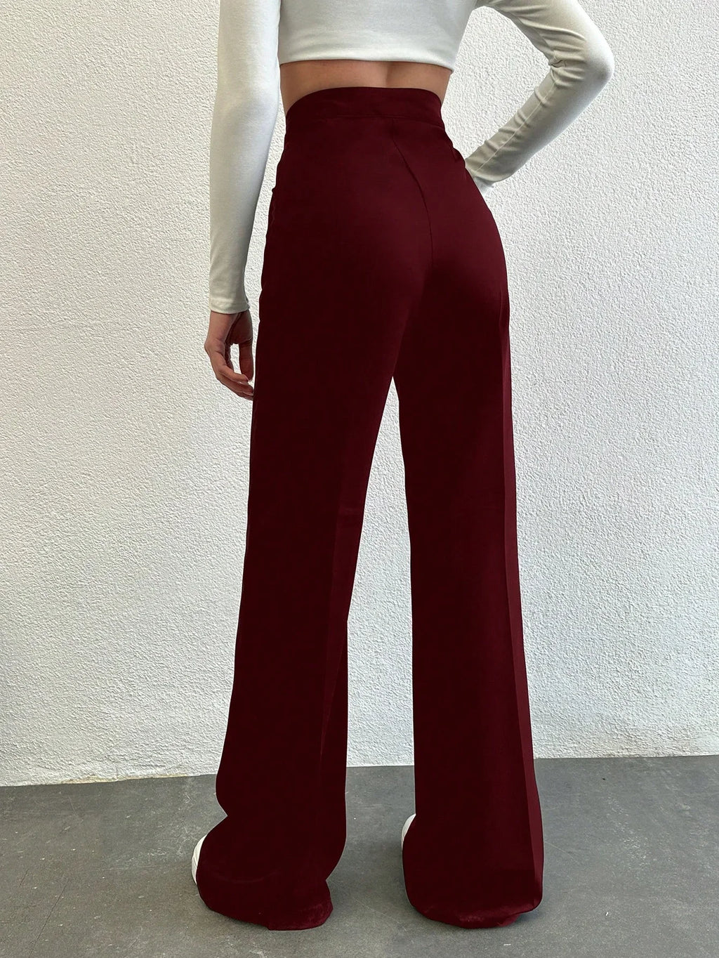 Bellbum Casual Trouser Wine Lycra Pant - Bellbum