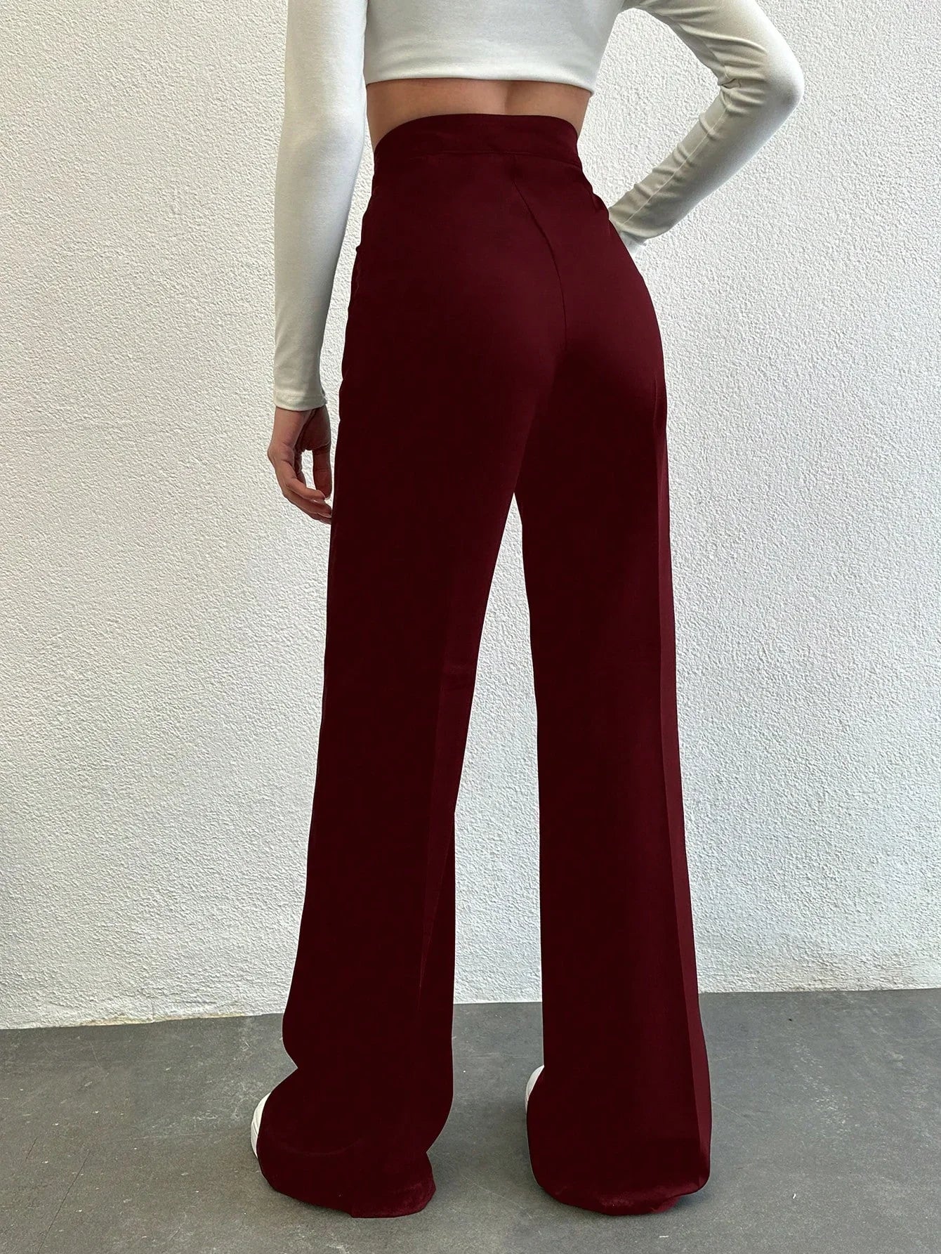 Bellbum Casual Trouser Wine Lycra Pant - Bellbum