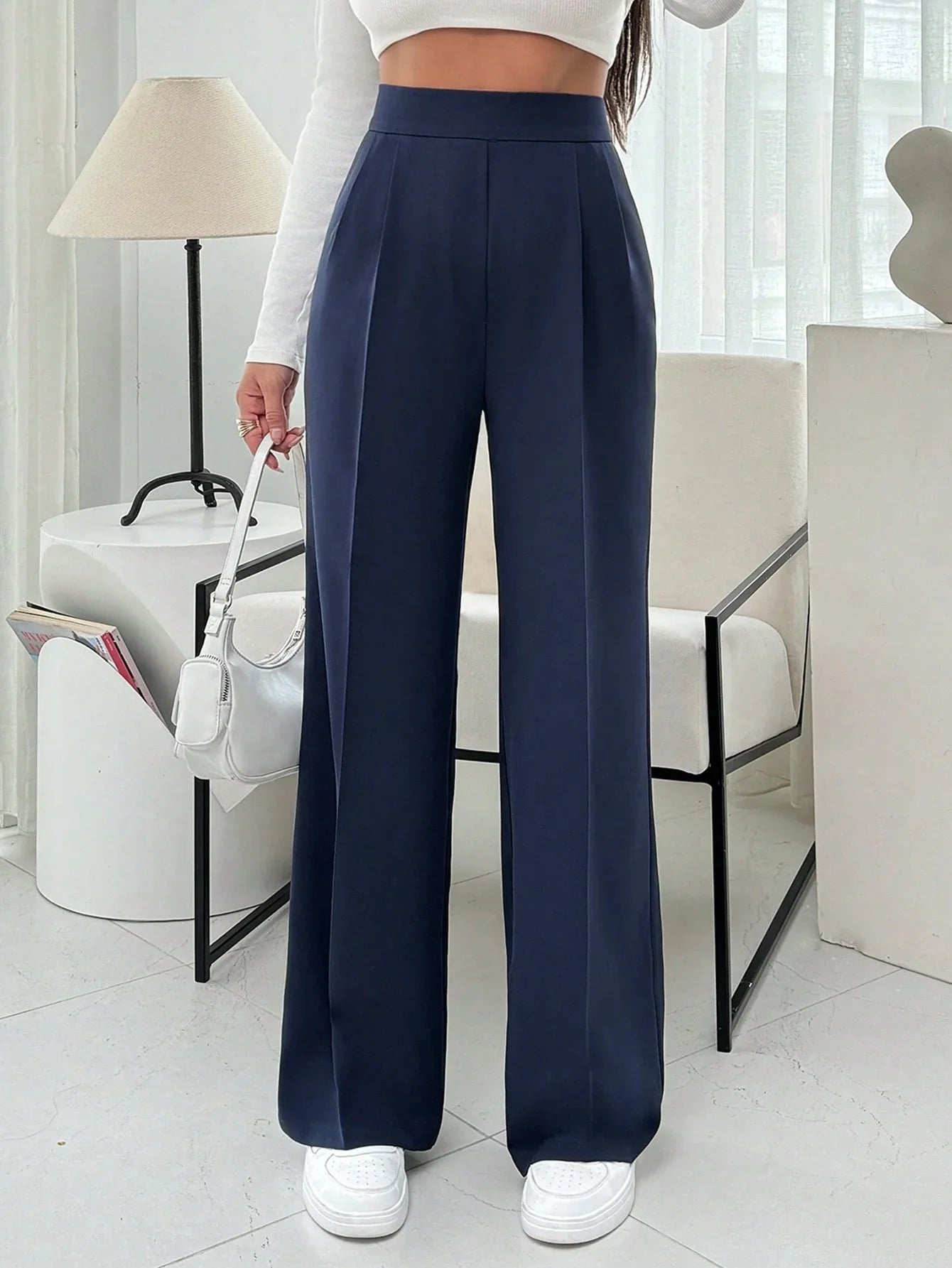 Bellbum Casual Trouser Royal Blue Lycra - Bellbum