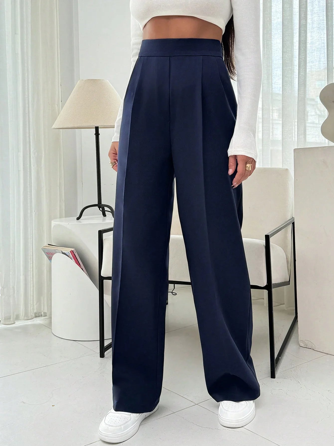 Bellbum Casual Trouser Royal Blue Lycra - Bellbum