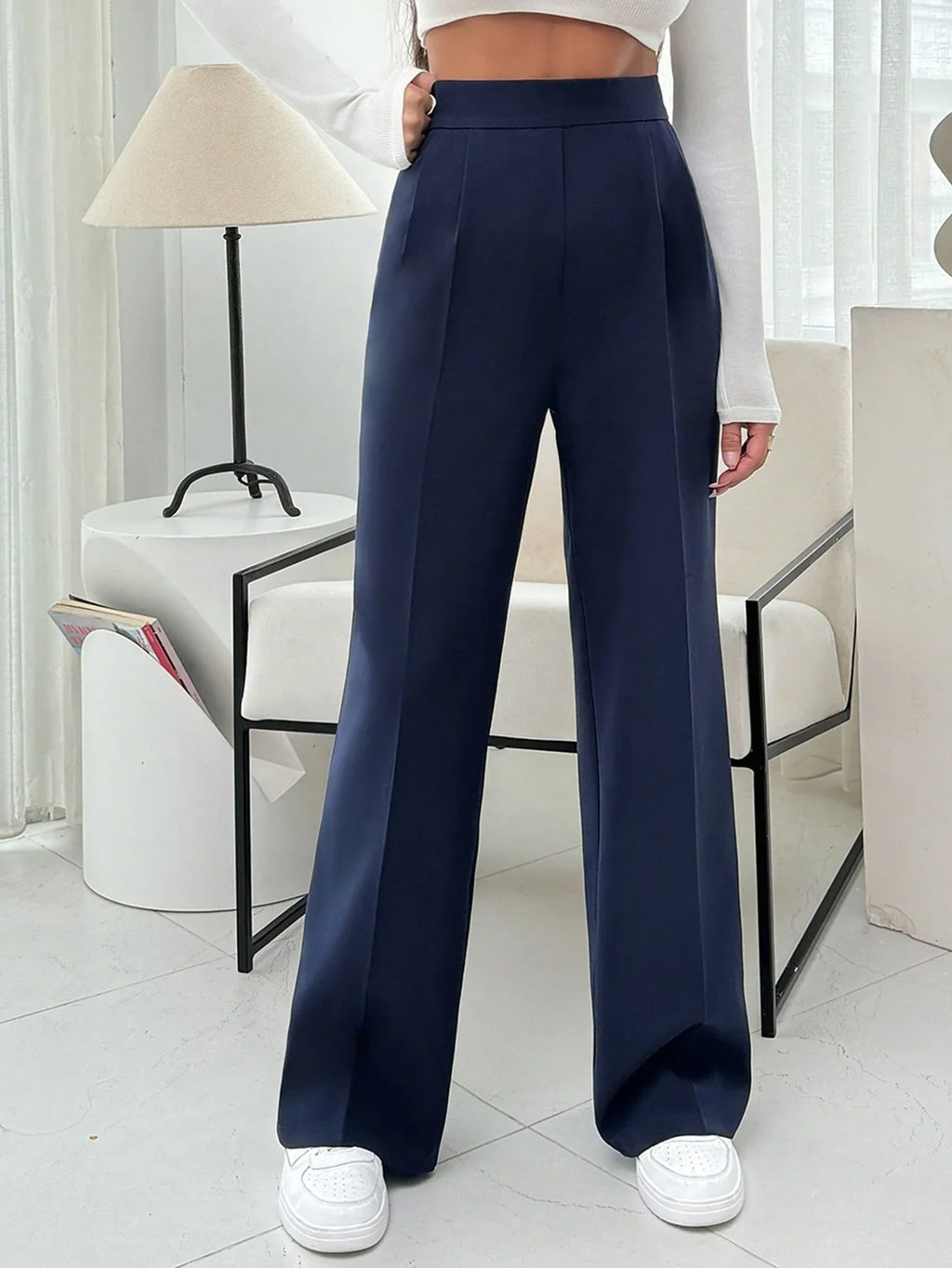 Bellbum Casual Trouser Royal Blue Lycra - Bellbum