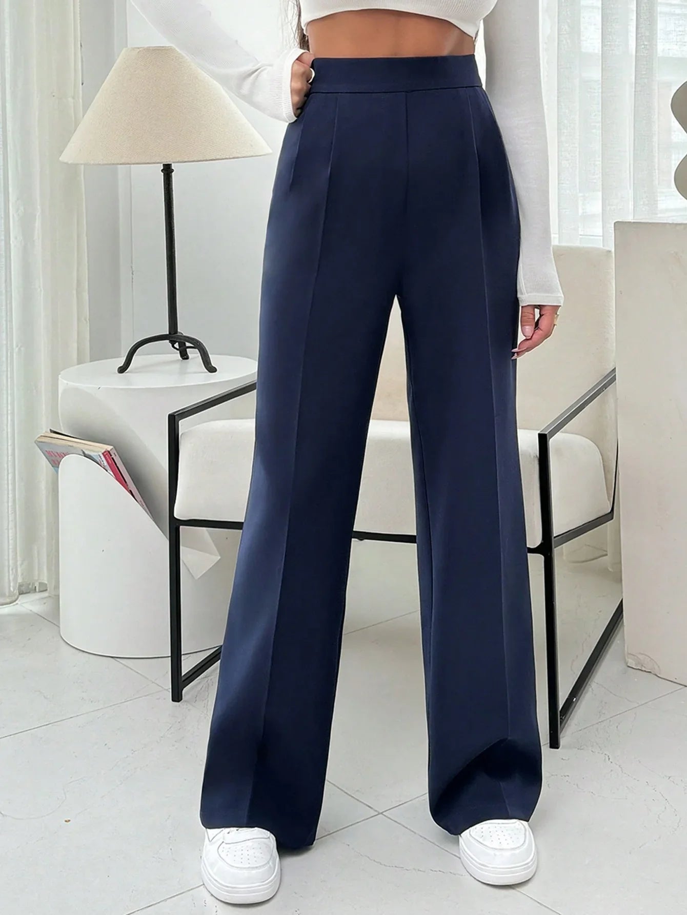 Bellbum Casual Trouser Royal Blue Lycra - Bellbum