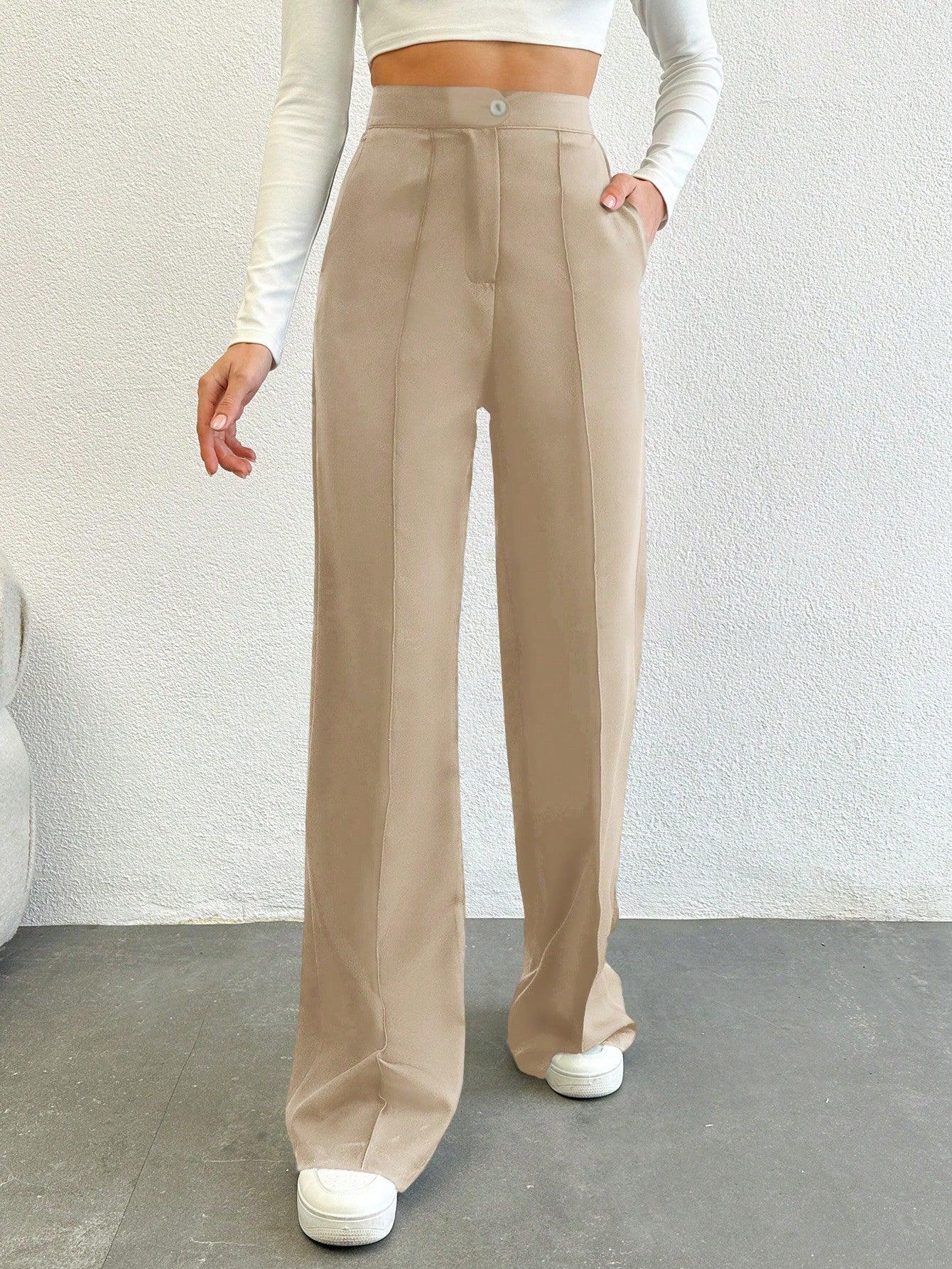 Bellbum Casual Trouser Beige Lycra Pant - Bellbum