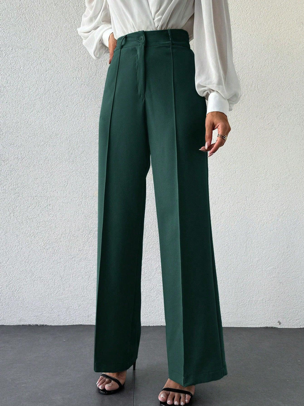 Bellbum Casual Trouser Bottle Green Lycra Pant - Bellbum