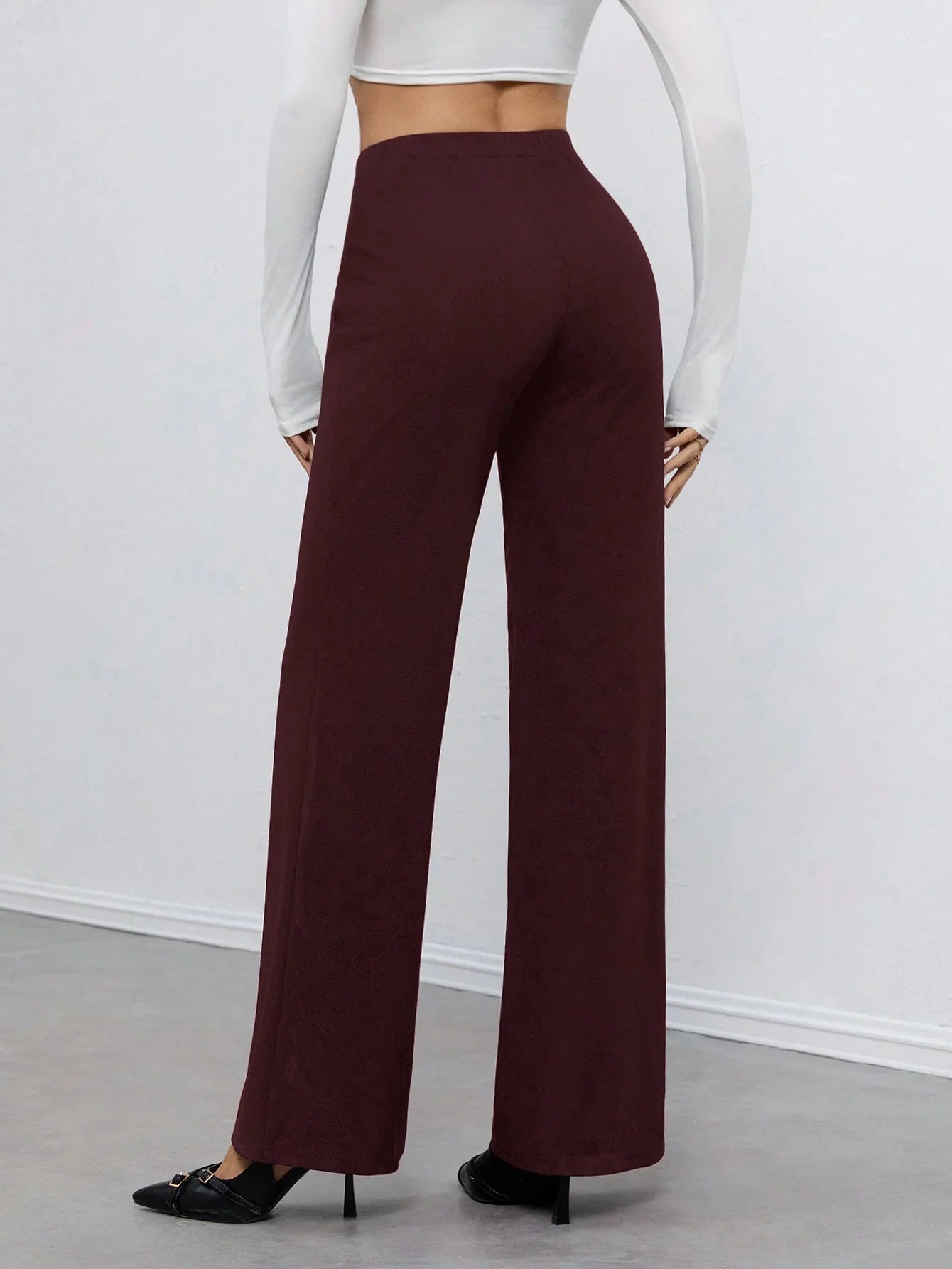 Bellbum Casual Trouser Wine Lycra - Bellbum
