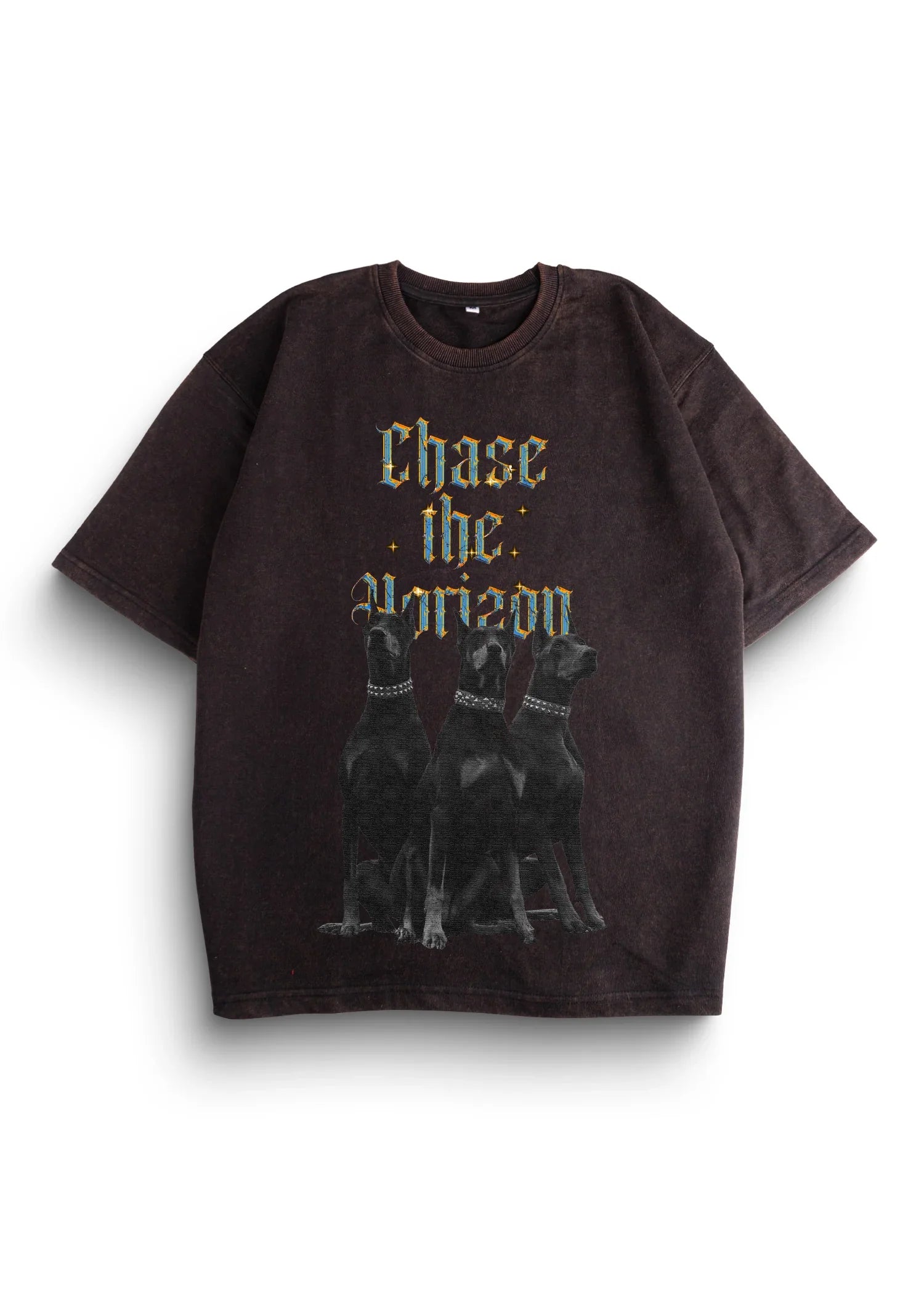 Horizon Acid Wash Oversized T-Shirt - Bellbum