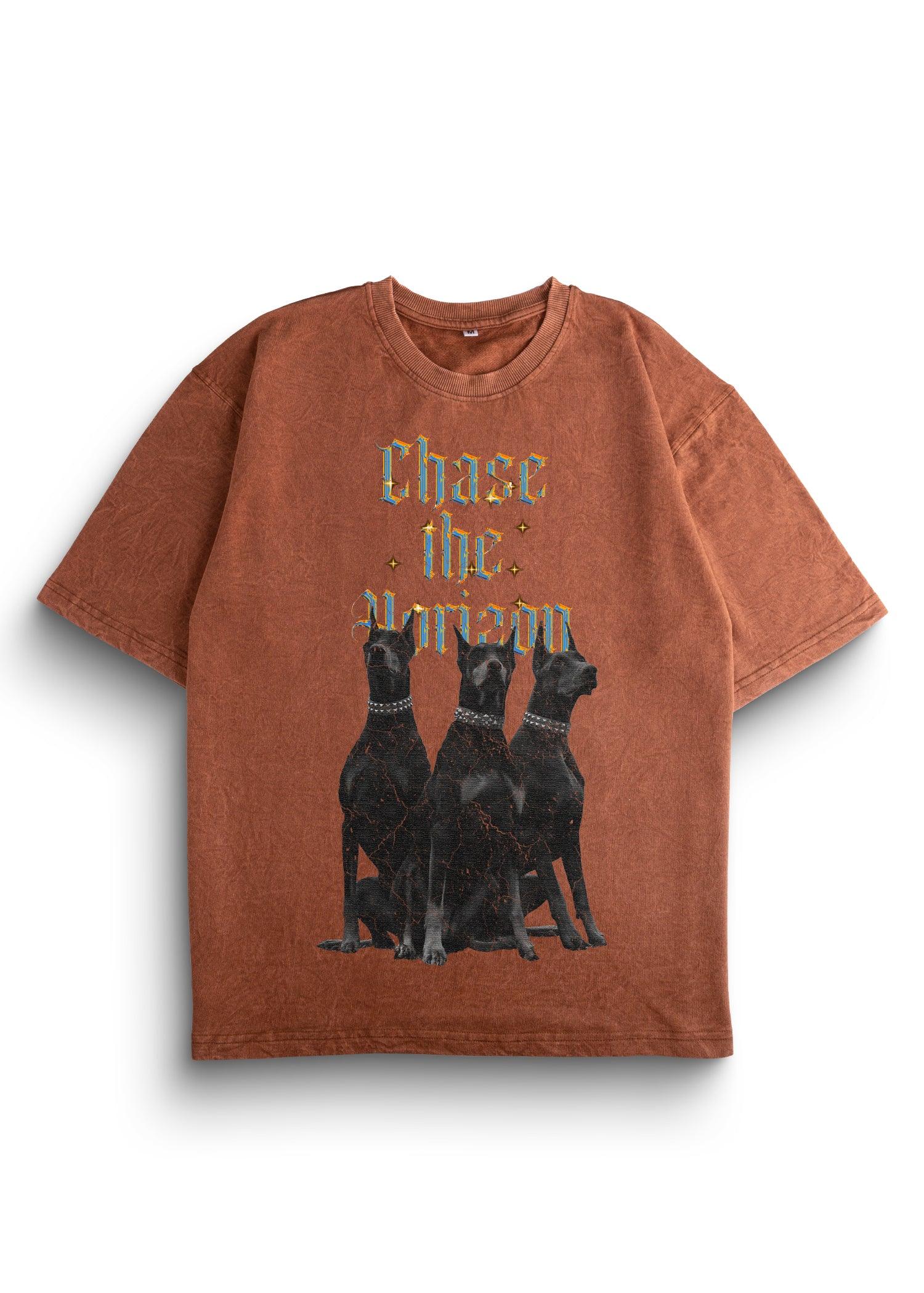 Horizon Acid Wash Oversized T-Shirt - Bellbum