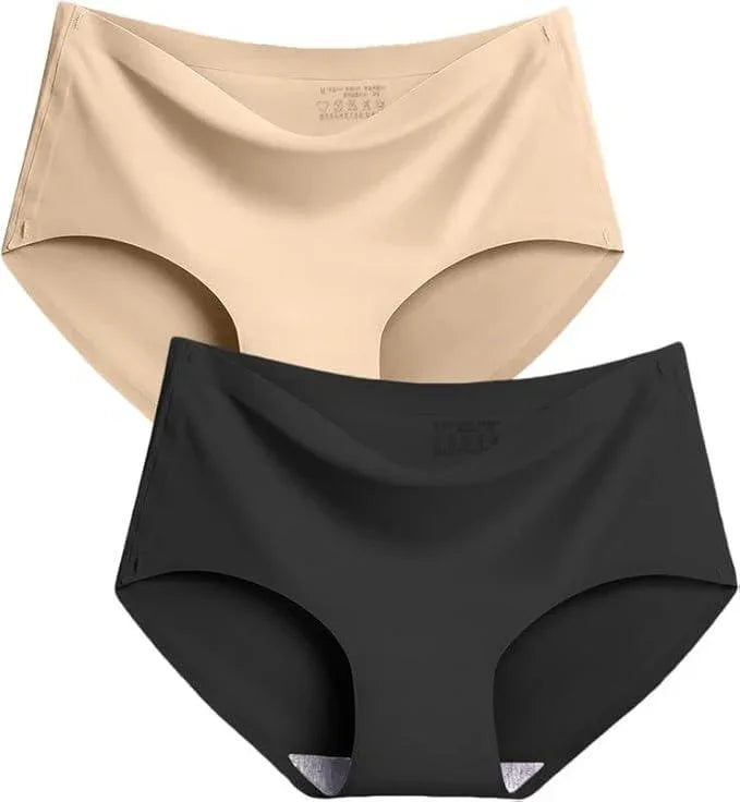 Women's Multicolor Seamless Hipster Ice Silk Panty - Bellbum