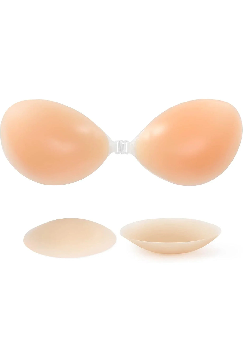 Bellbum Invisible Silicone Push-Up Bra | Strapless, Backless, Reusable Adhesive Bra for Women" - Bellbum
