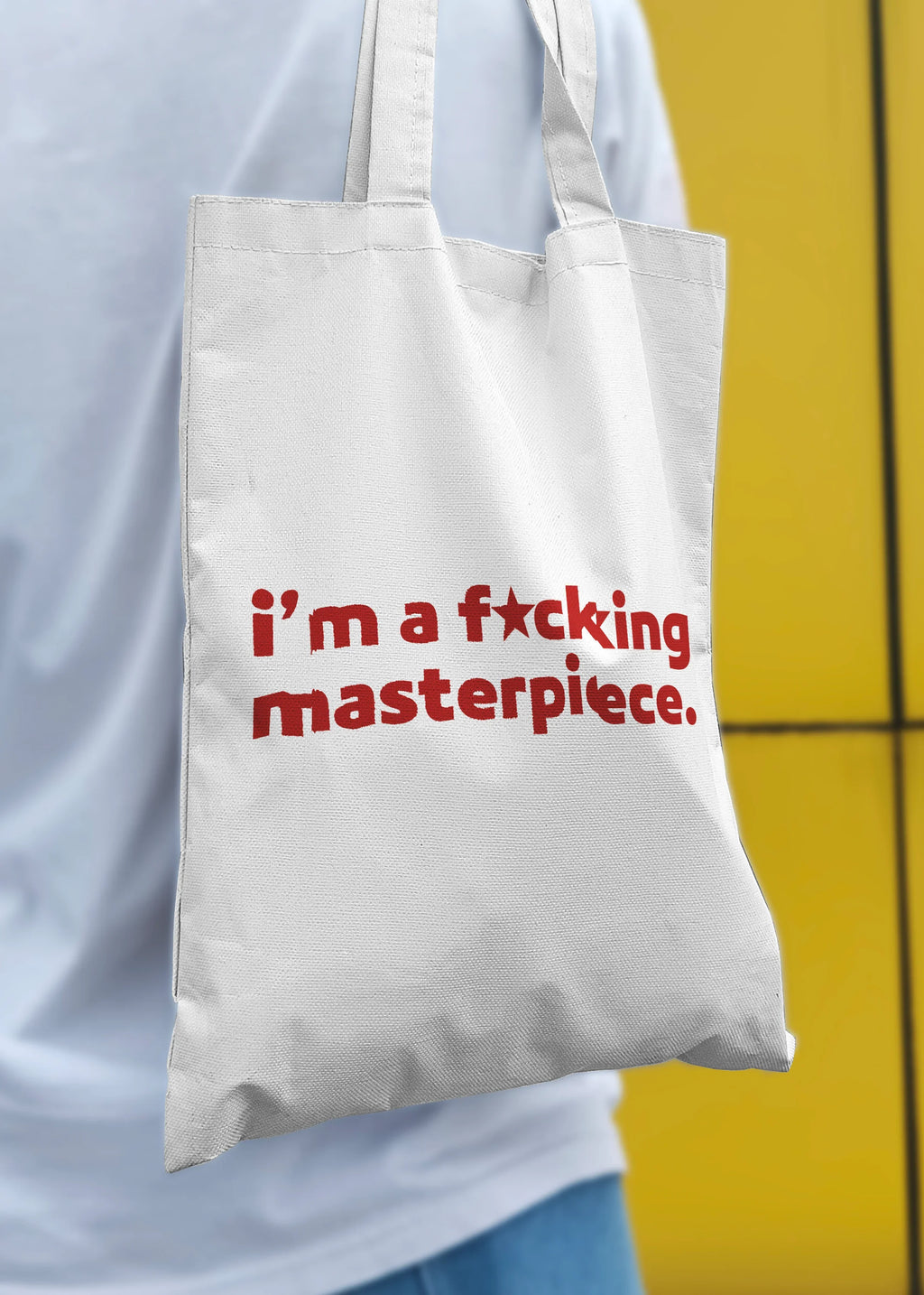 Bold Confidence Canvas Tote Bag – Make a Statement with Bellbum - Bellbum