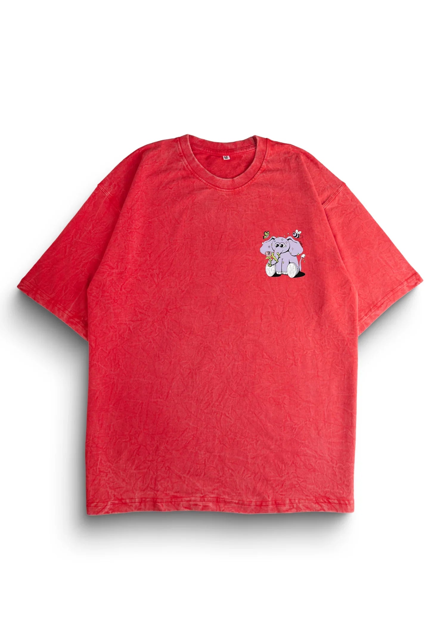 Something beautiful Acid Wash Oversized T-Shirt - Bellbum