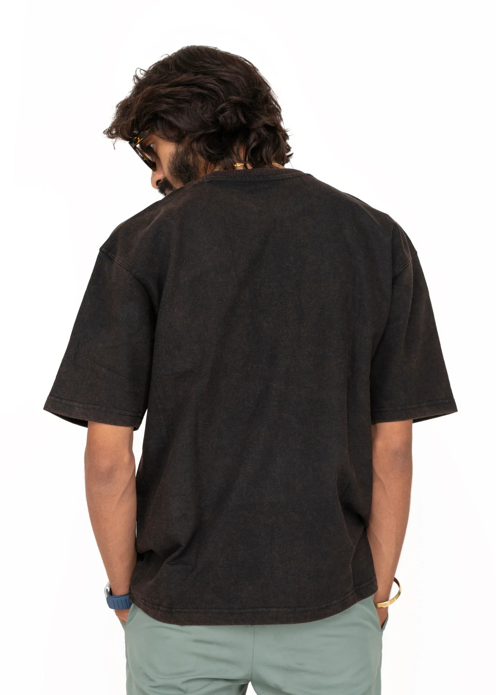 Horizon Acid Wash Oversized T-Shirt - Bellbum