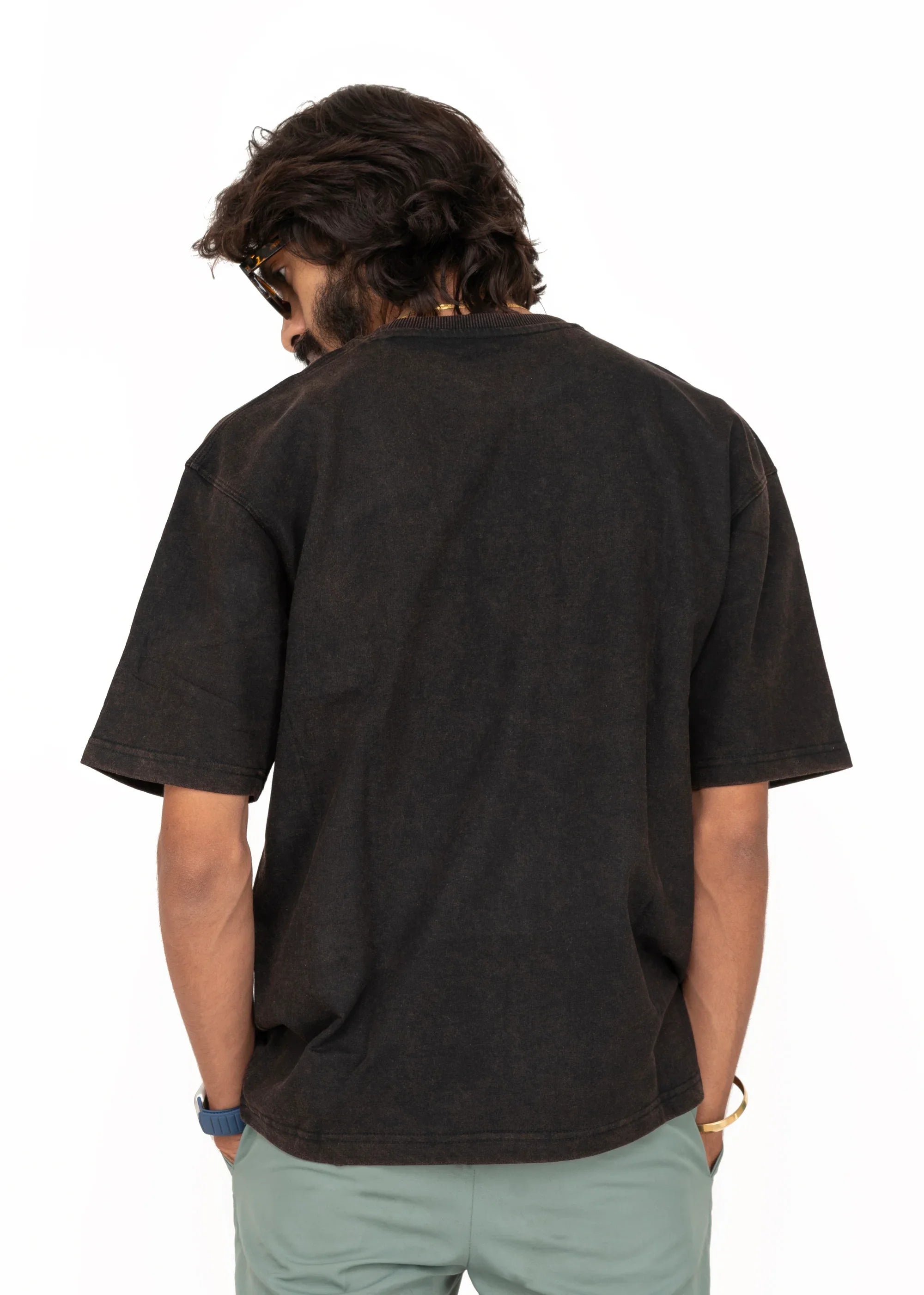 Horizon Acid Wash Oversized T-Shirt - Bellbum