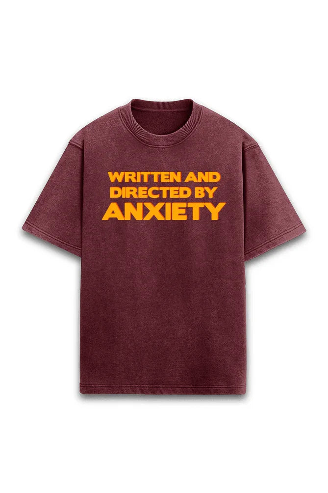 Written and Directed ACID Wash Unisex t-shirt oversized t-shirt - Bellbum