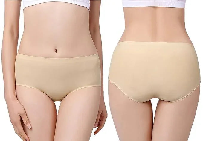 Women's Multicolor Seamless Hipster Ice Silk Panty - Bellbum
