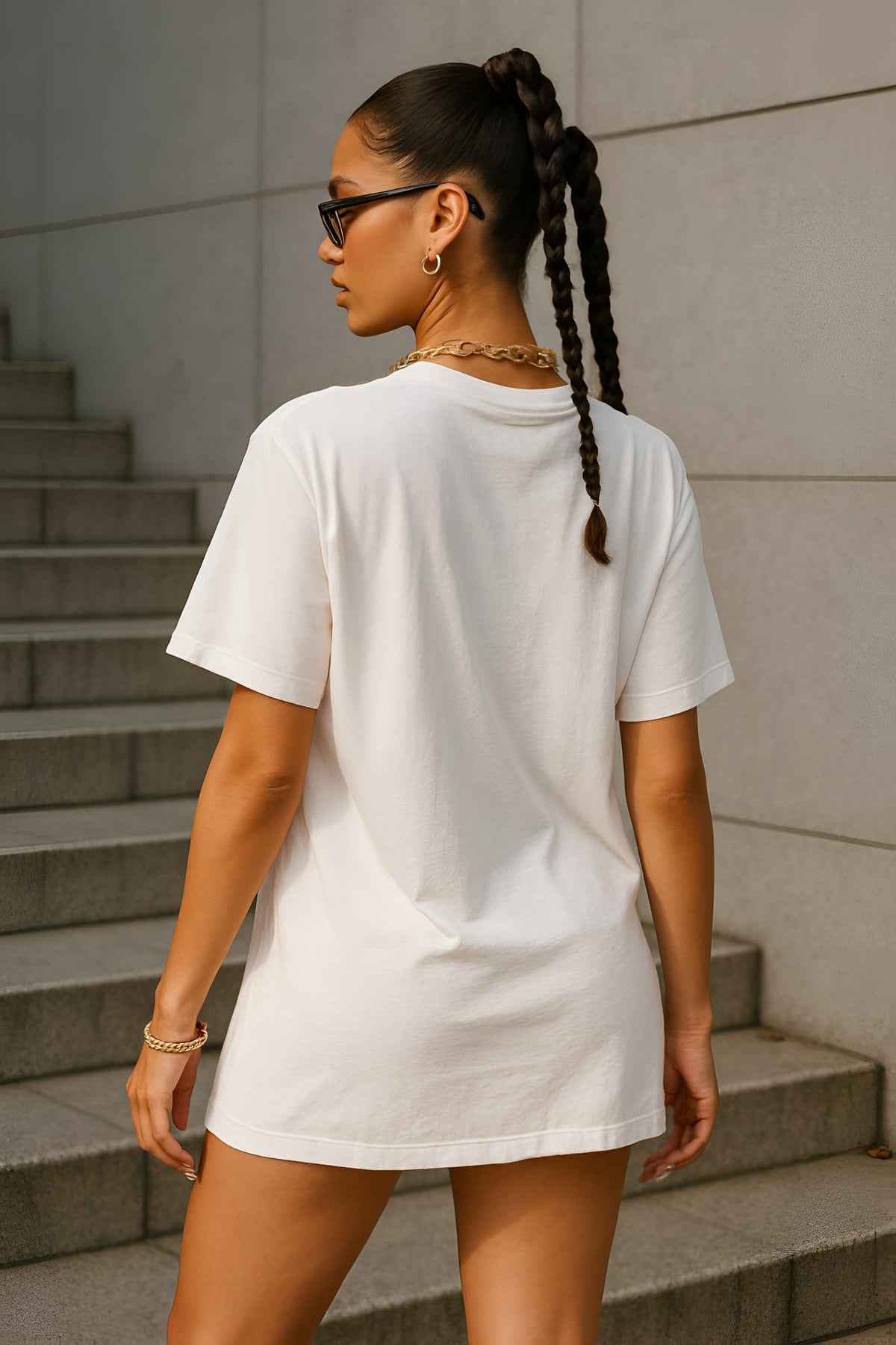 Bellbum Oversized Unisex T-Shirt White Cotton – “Spice It Up” Chilli Graphic Print