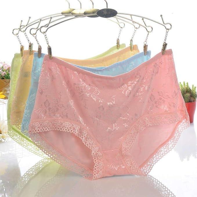 Women Girls Full Coverage Lace Hipster Panty Underwear Briefs - Bellbum