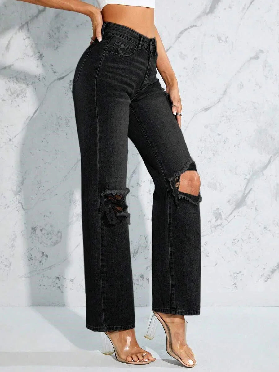 Bellbum Denim Jeans Black Ripped - Bellbum