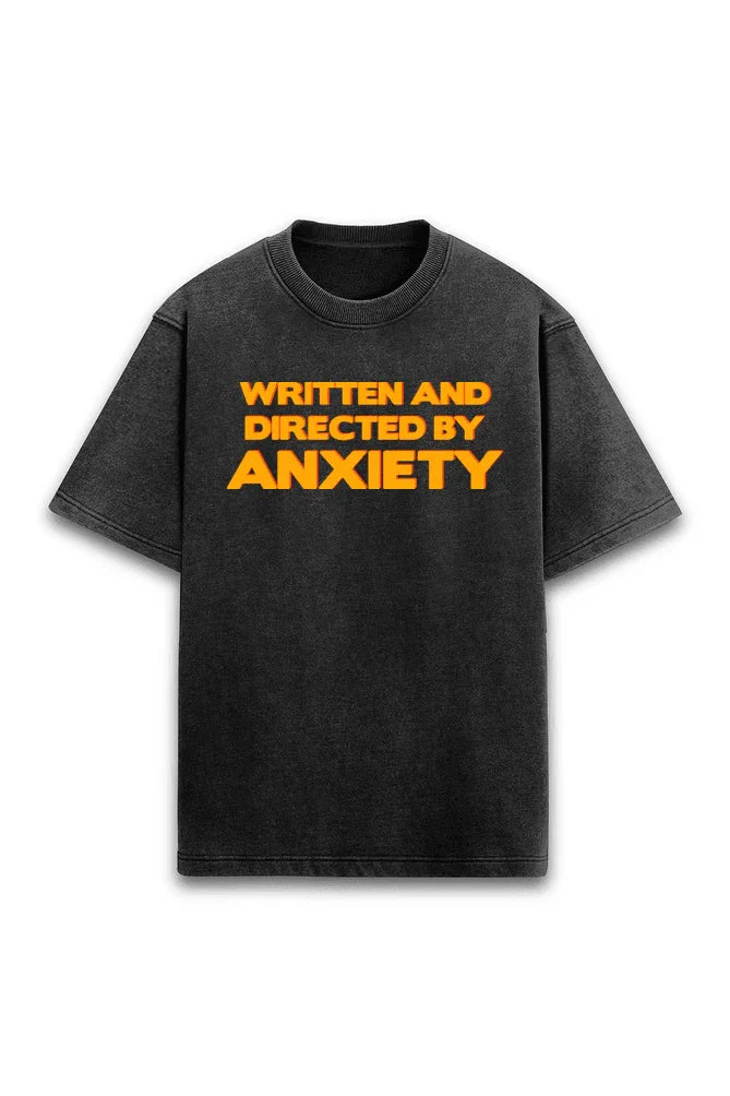 Written and Directed ACID Wash Unisex t-shirt oversized t-shirt - Bellbum