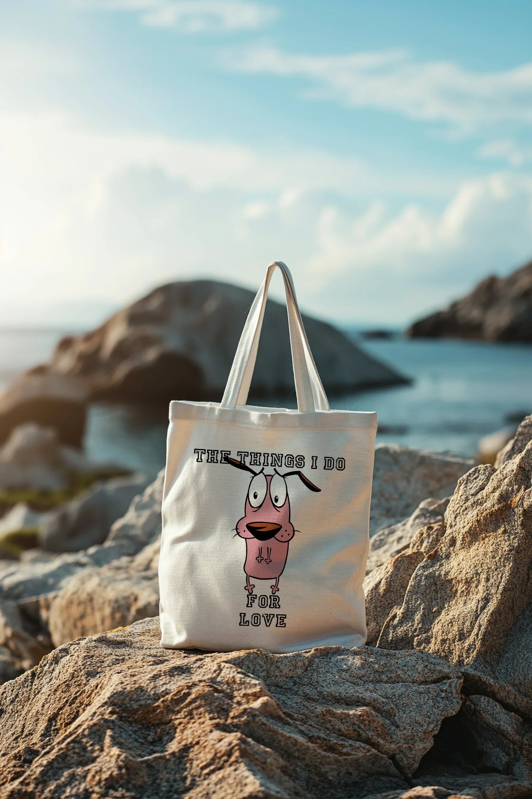 Eco-Friendly Canvas Tote Bag - ‘The Things I Do for Love’ by Bellbum - Bellbum