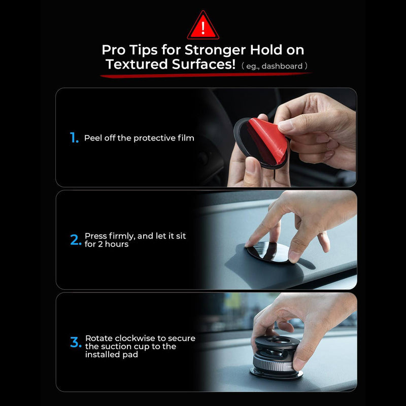 Bellbum 360° Car Mount Magnetic Phone Holder with Vacuum Suction