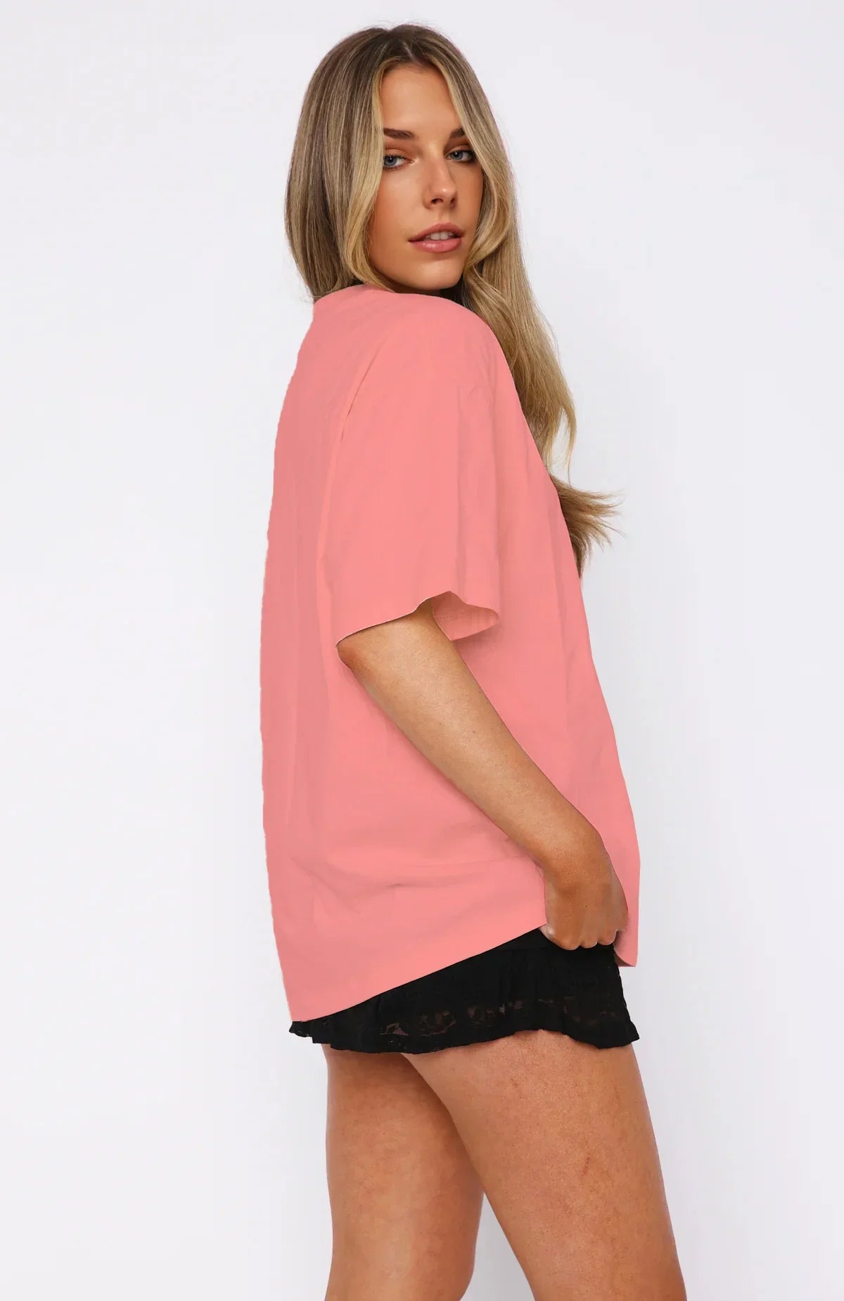 Overworked & Underf*cked Slogan Oversized Tee | Beige Unisex Cotton Streetwear - Bellbum