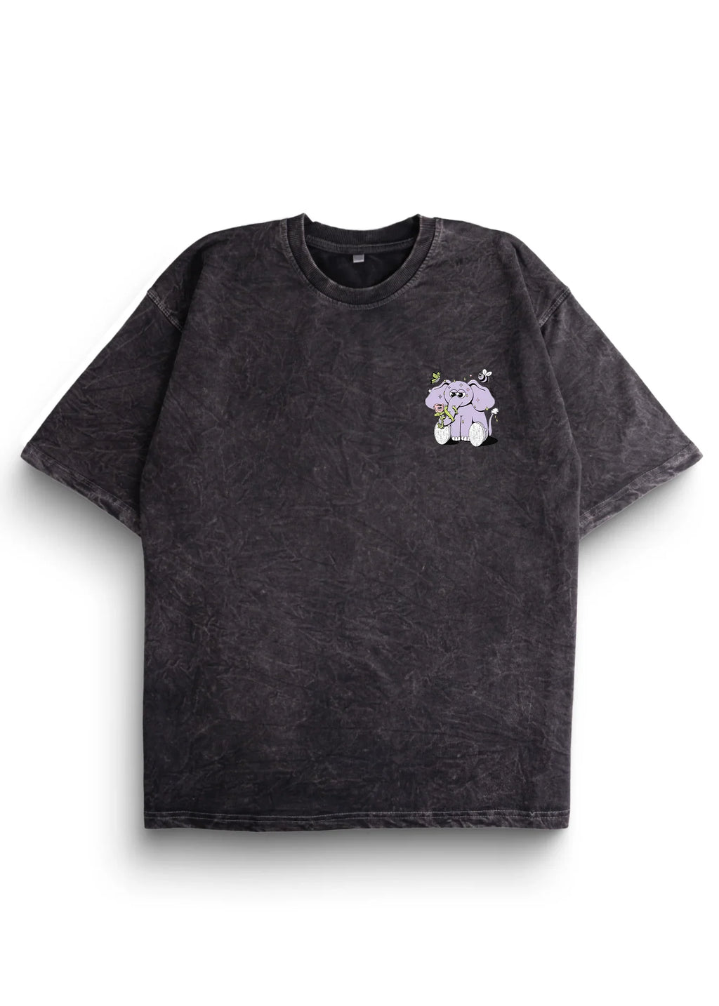 Something beautiful Acid Wash Oversized T-Shirt - Bellbum