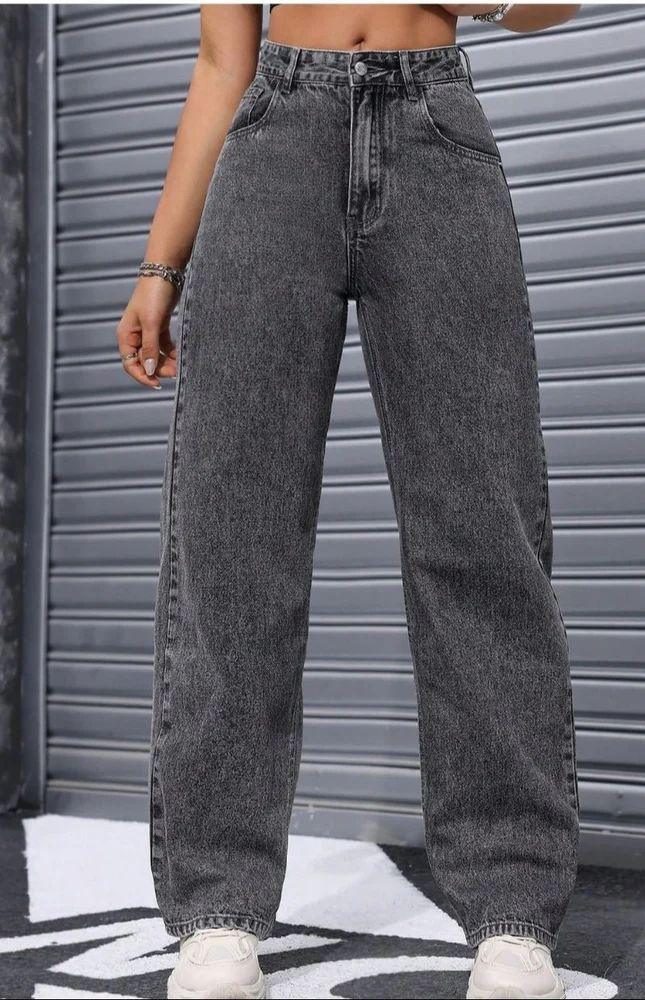 Bellbum Wide Leg Jeans Grey Denim - Bellbum